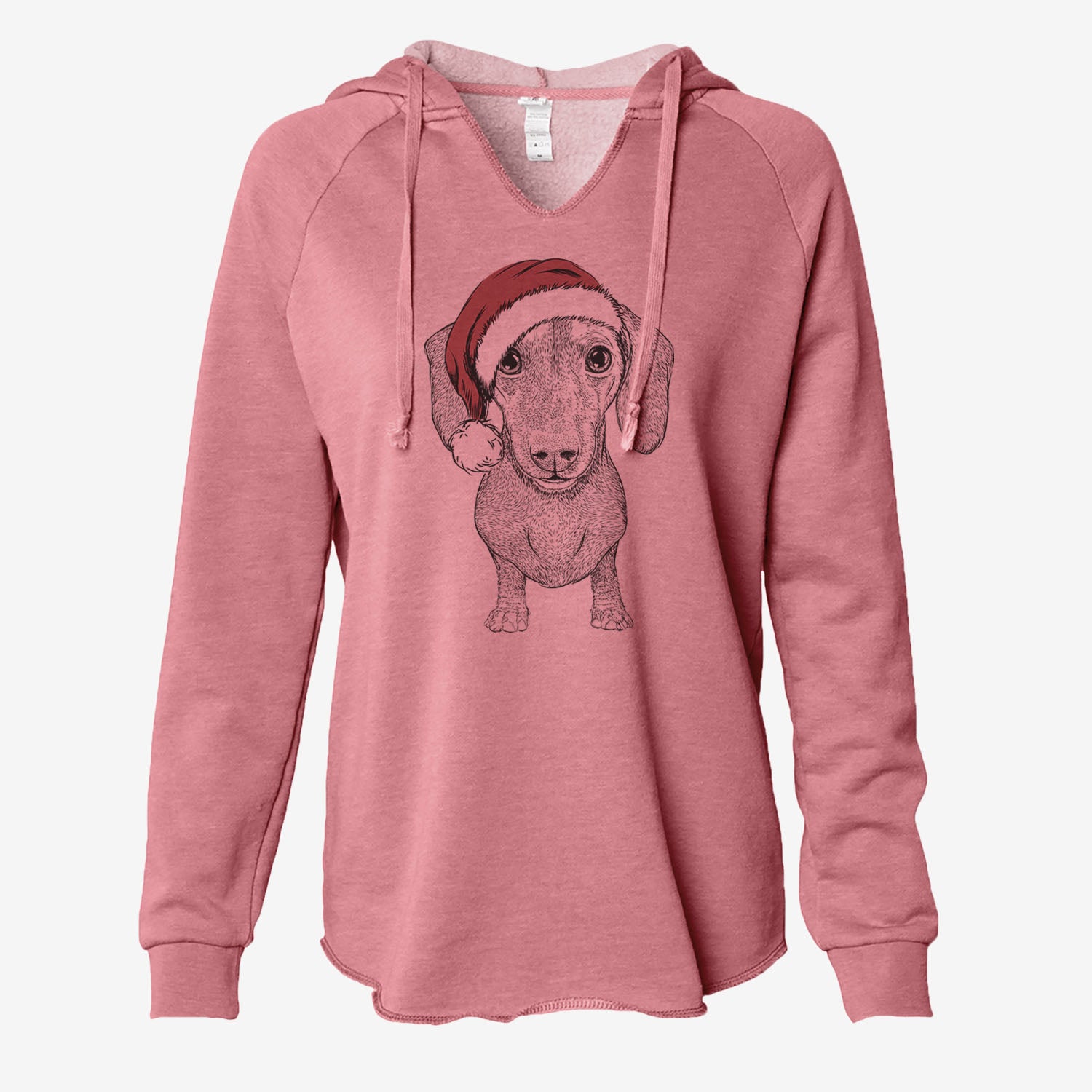 Ernie the Mini Dachshund - Cali Wave Hooded Sweatshirt