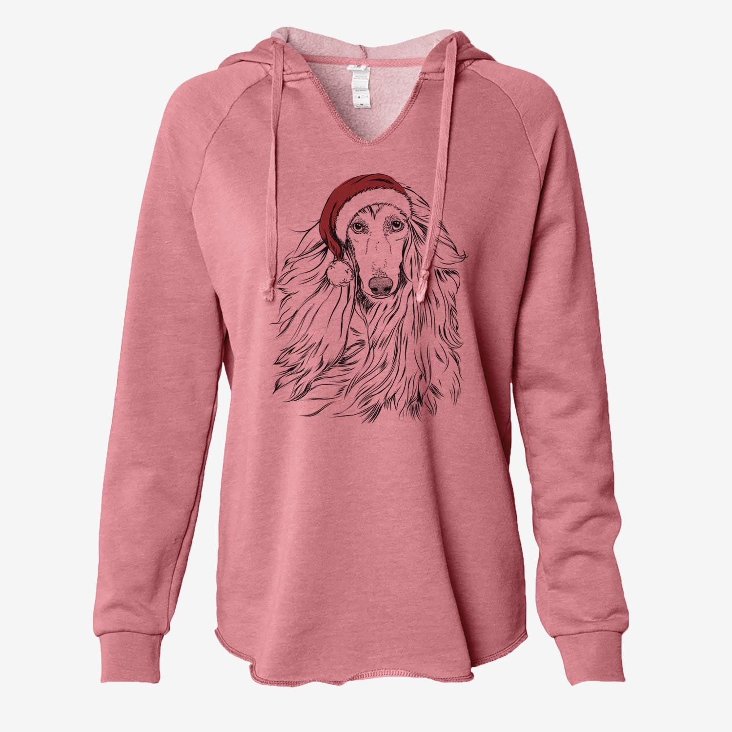 Fabio the Afghan Hound - Cali Wave Hooded Sweatshirt