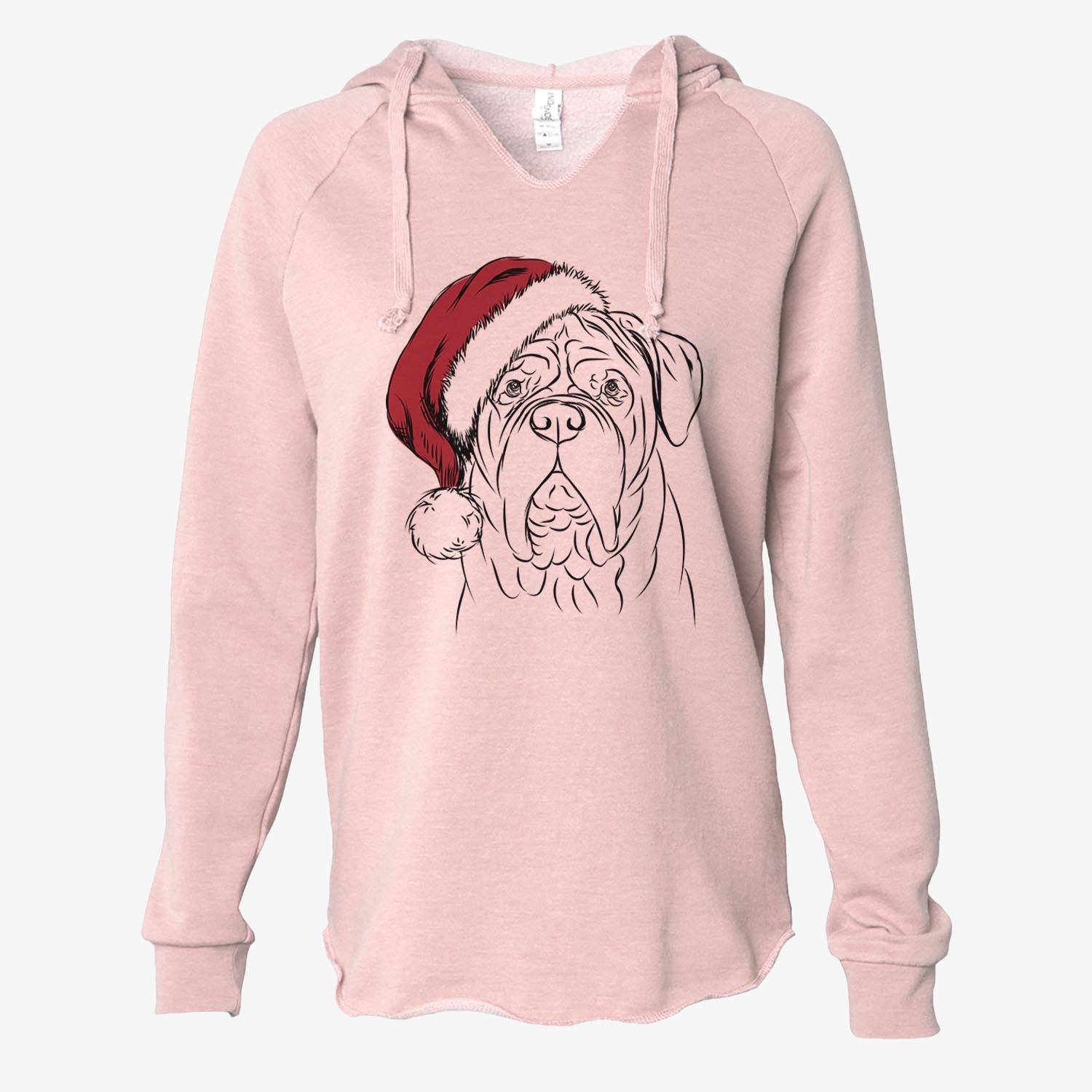 Felix the Dogue de Bordeaux - Cali Wave Hooded Sweatshirt