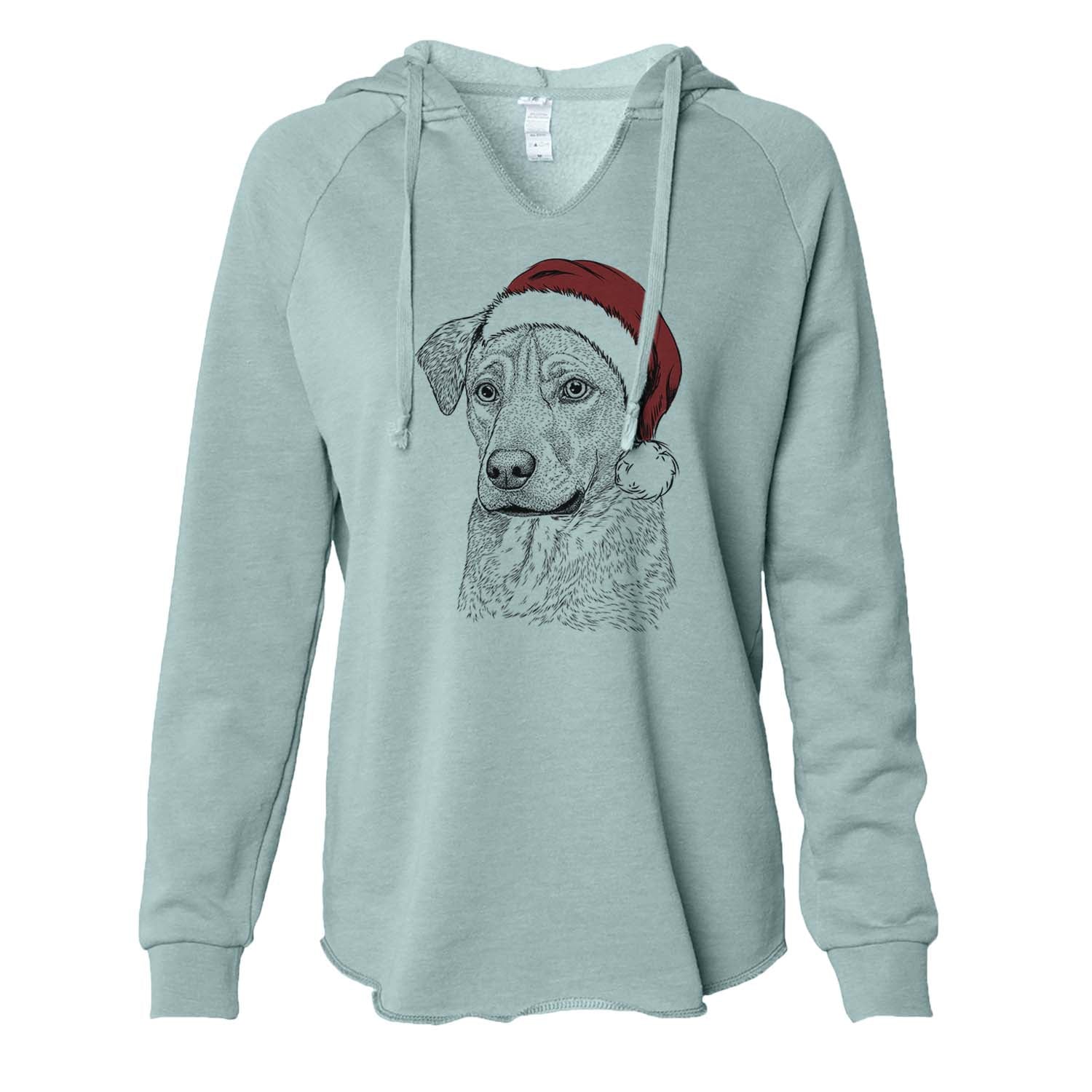 Feta the Mixed Breed - Cali Wave Hooded Sweatshirt