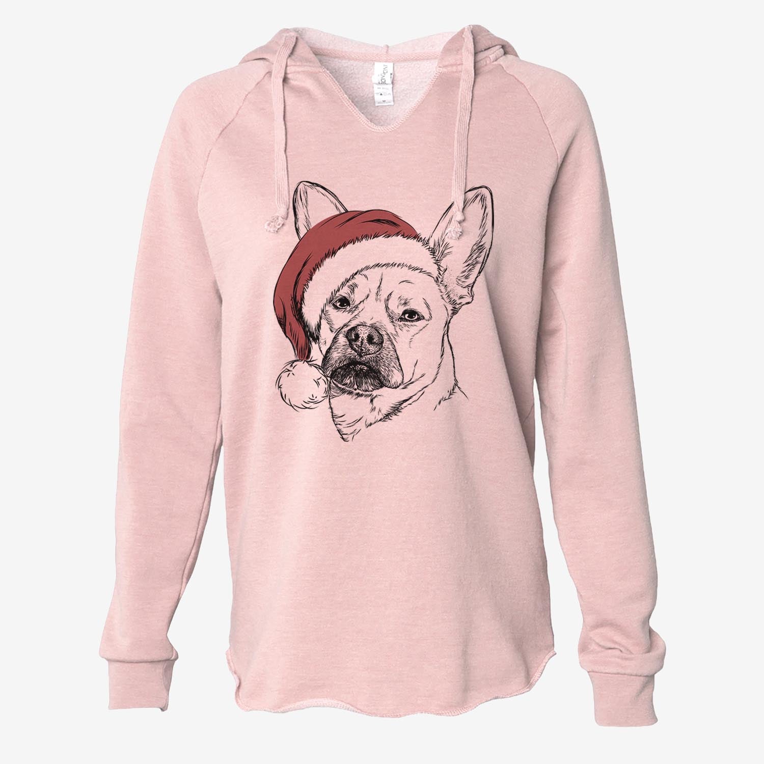 Frankie the Mixed Breed - Cali Wave Hooded Sweatshirt