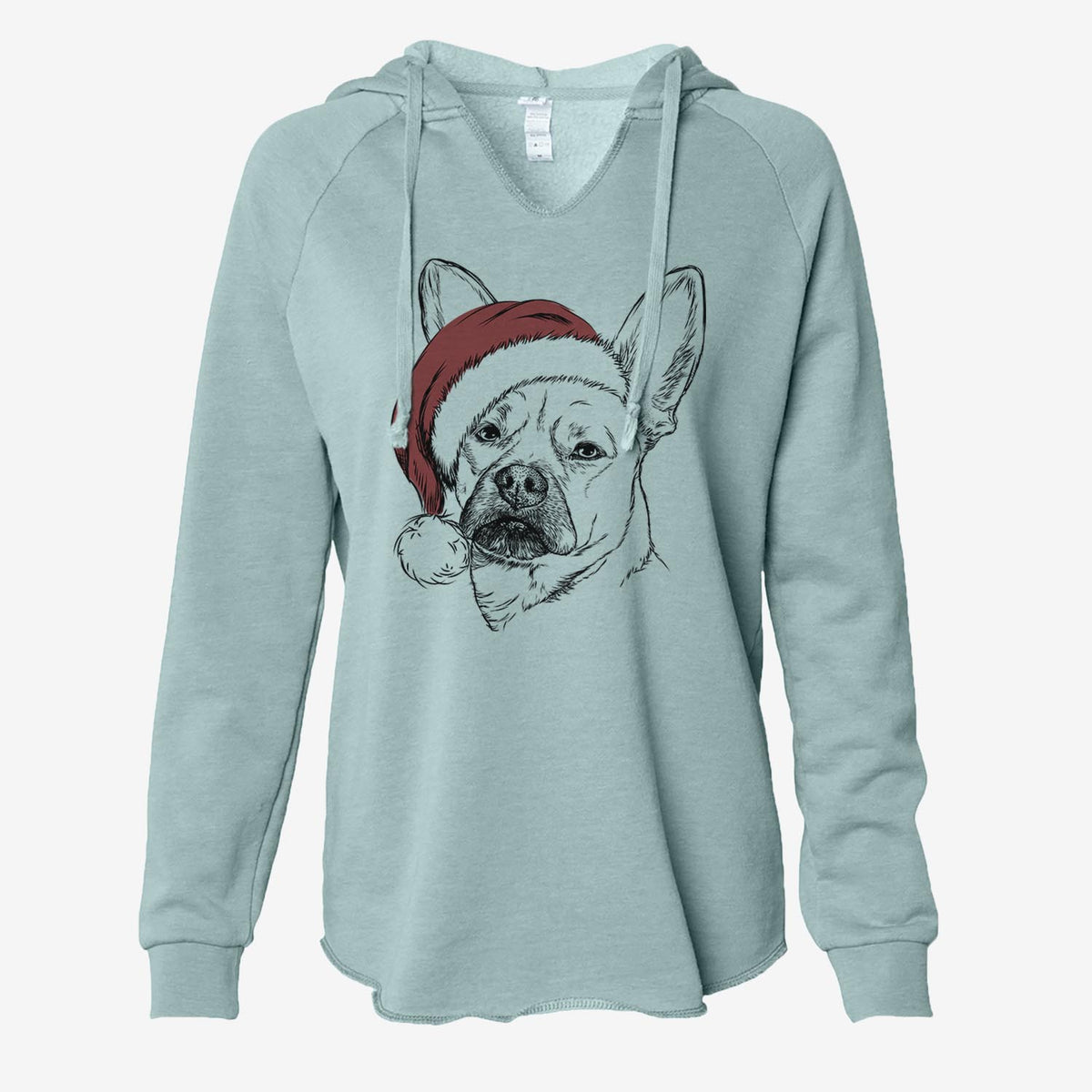 Frankie the Mixed Breed - Cali Wave Hooded Sweatshirt