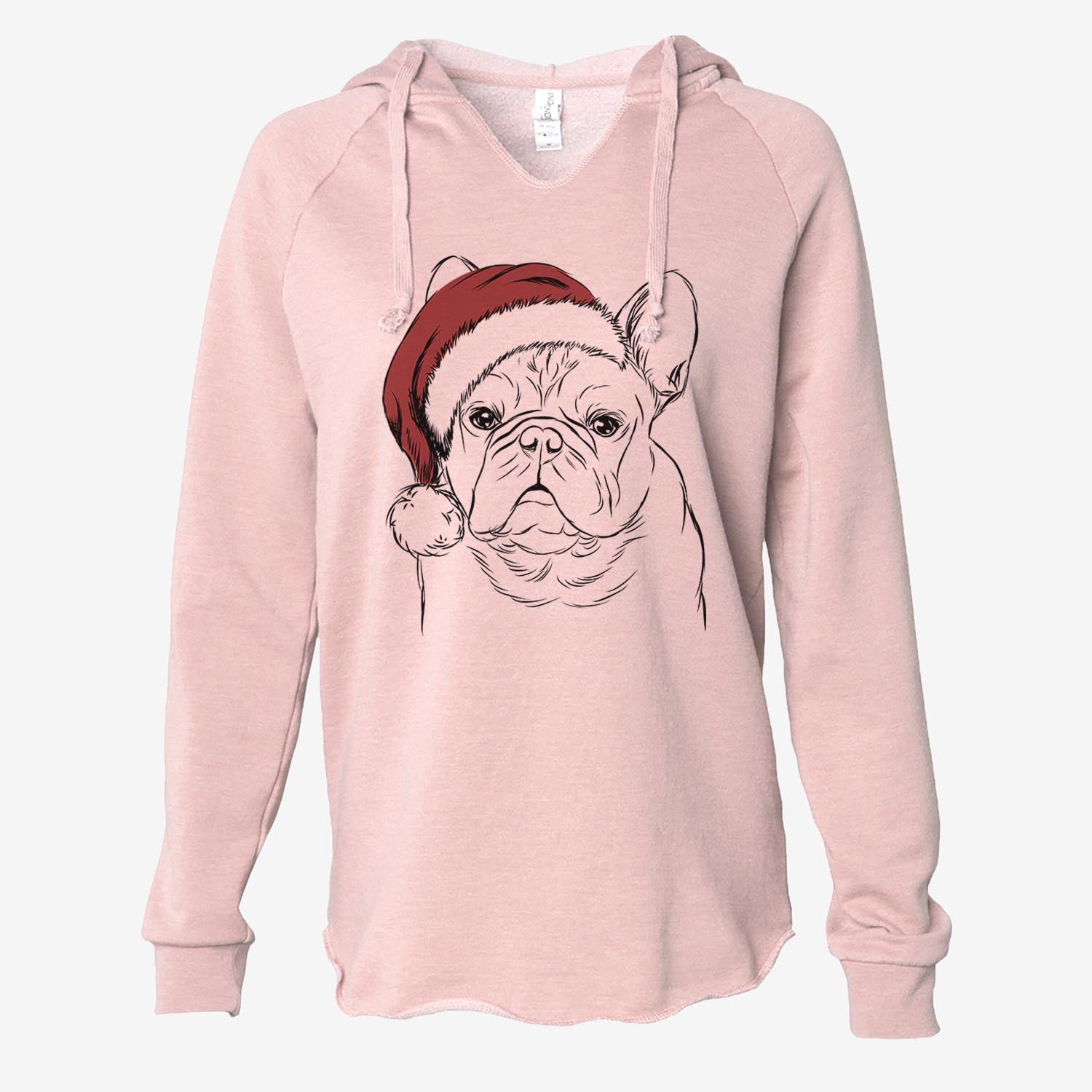 Fudge the French Bulldog - Cali Wave Hooded Sweatshirt