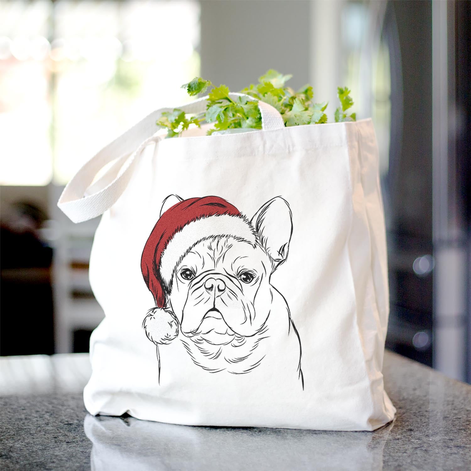 Fudge the French Bulldog - Tote Bag