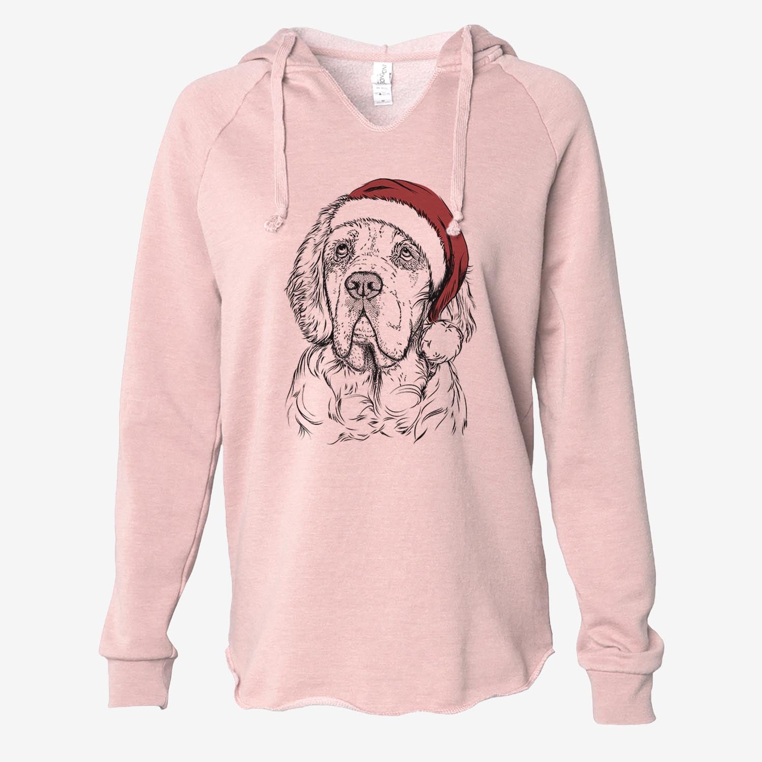 Gary the Clumber Spaniel - Cali Wave Hooded Sweatshirt