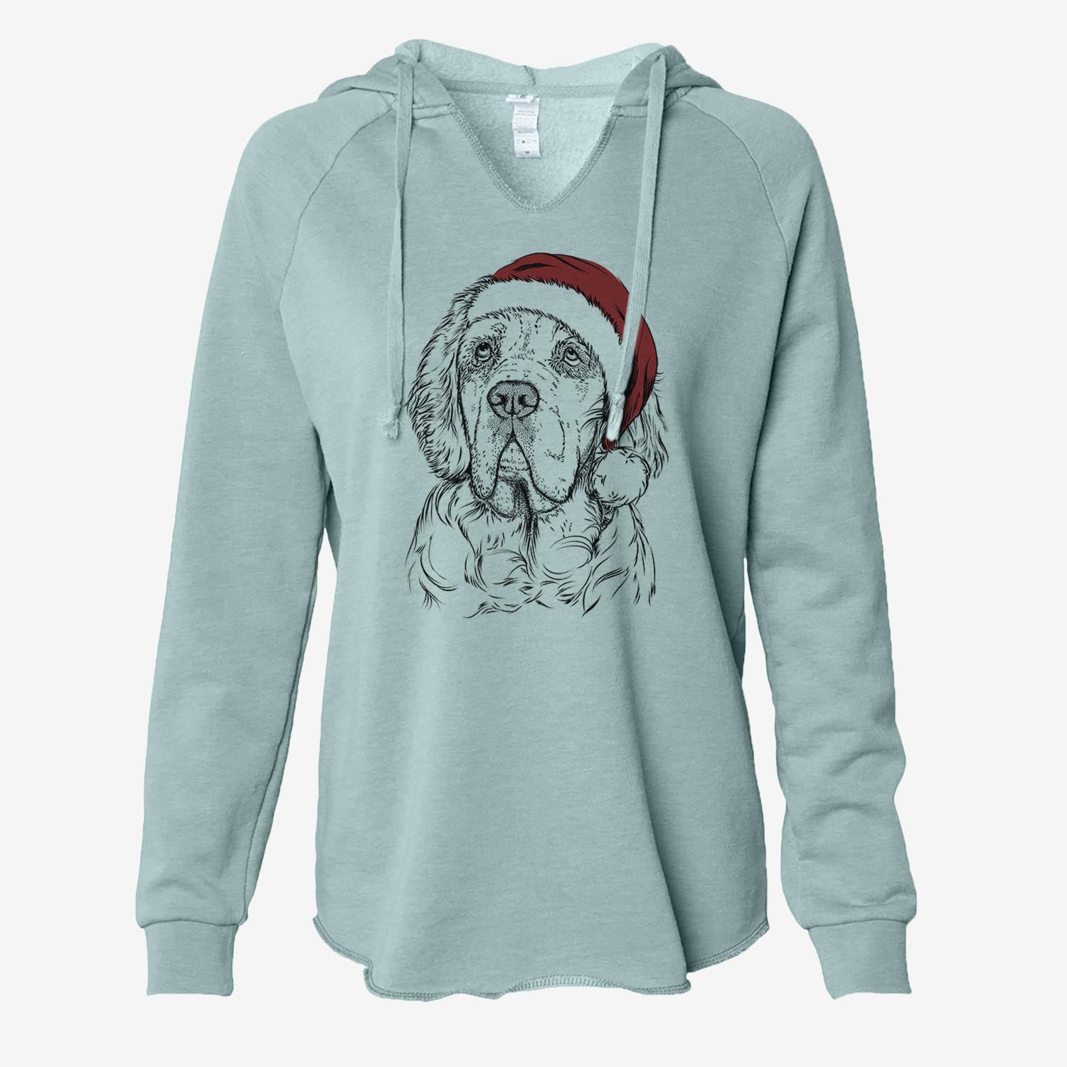 Gary the Clumber Spaniel - Cali Wave Hooded Sweatshirt