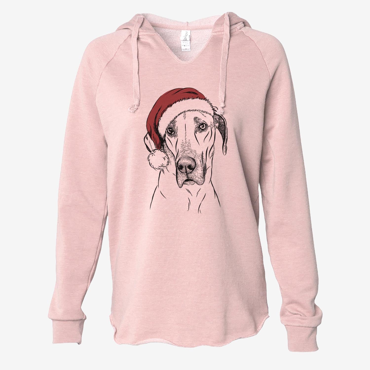 Gracie the Great Dane - Cali Wave Hooded Sweatshirt