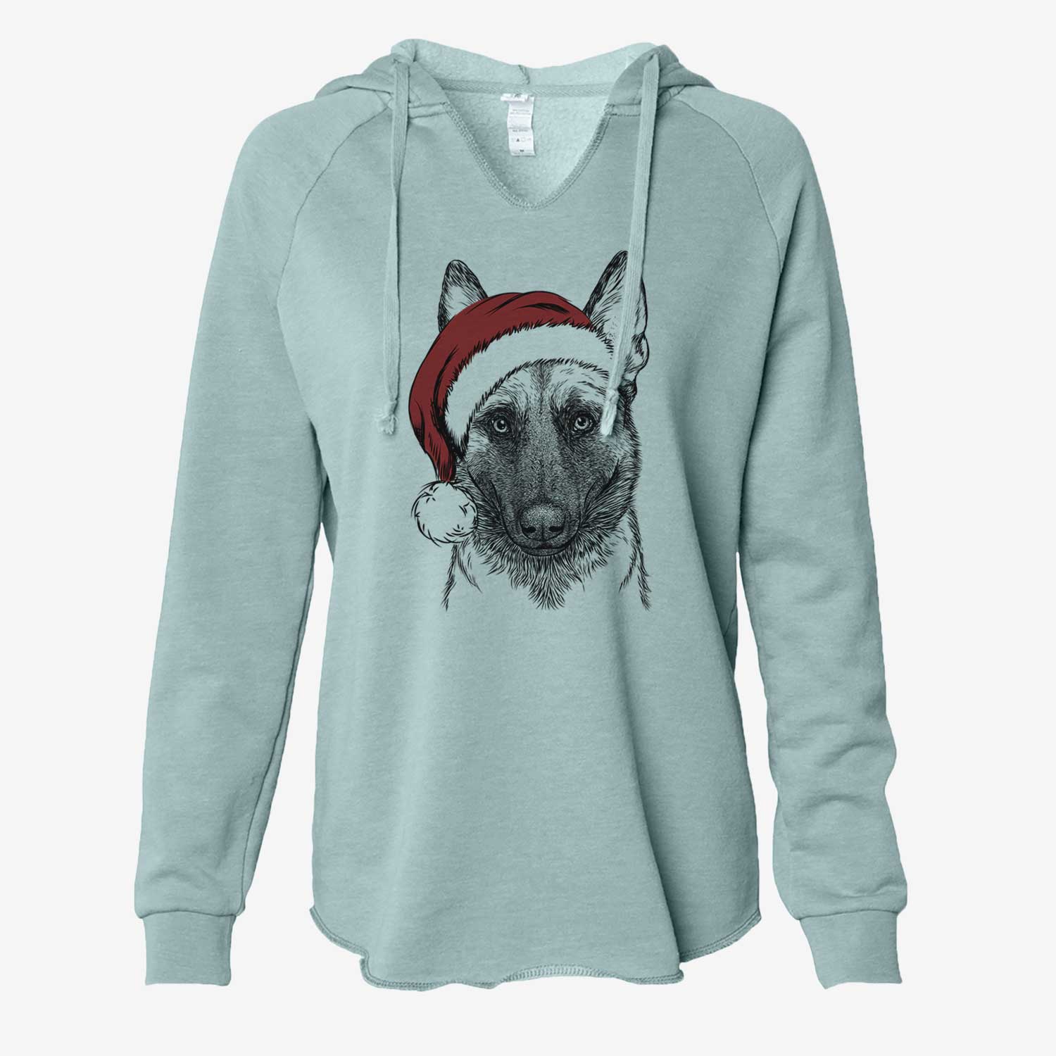 Gunther the Belgian Malinois - Cali Wave Hooded Sweatshirt