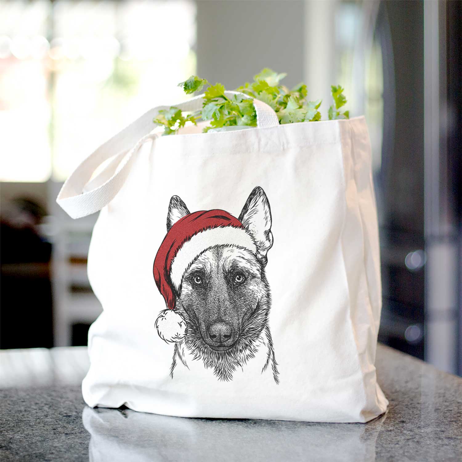 Gunther the Belgian Malinois - Tote Bag