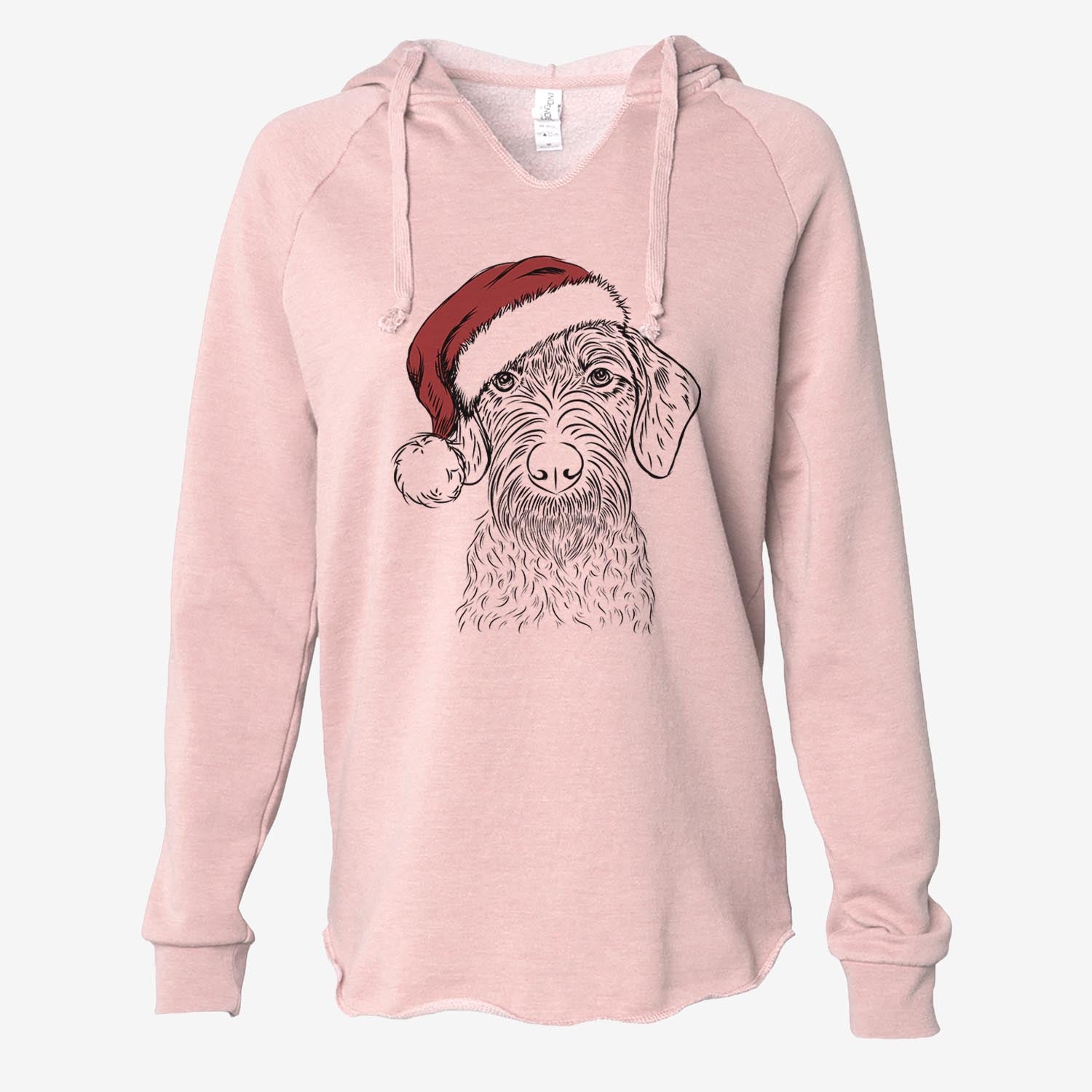 Gus the German Wirehaired Pointer - Cali Wave Hooded Sweatshirt