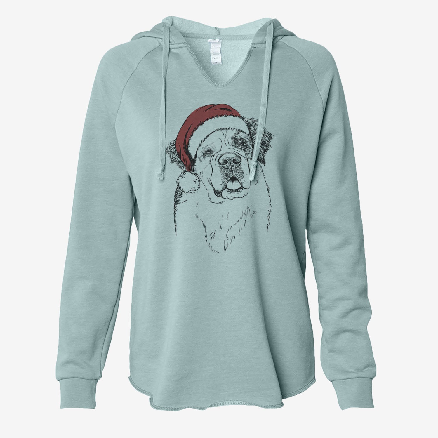 Hook the Saint Bernard - Cali Wave Hooded Sweatshirt