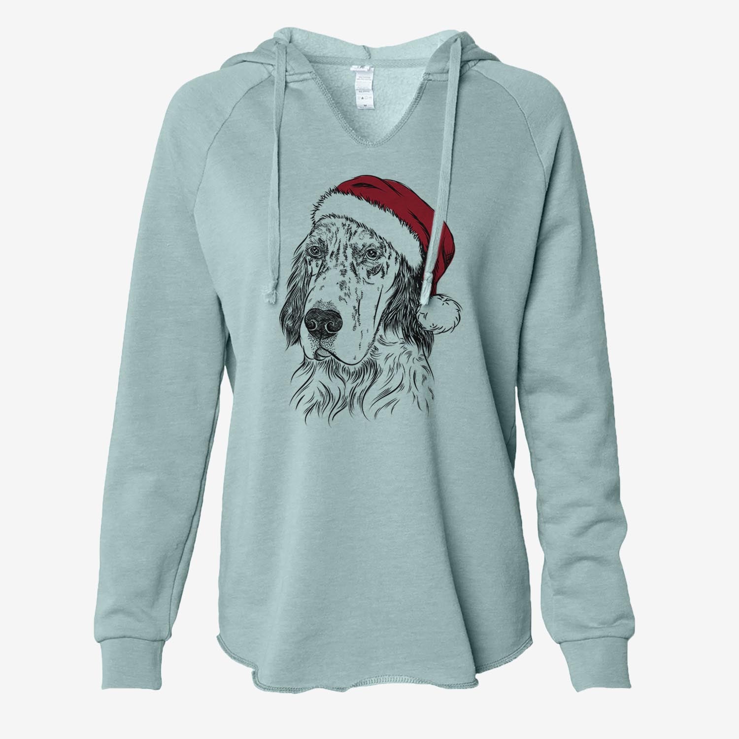 Hutch the English Setter - Cali Wave Hooded Sweatshirt