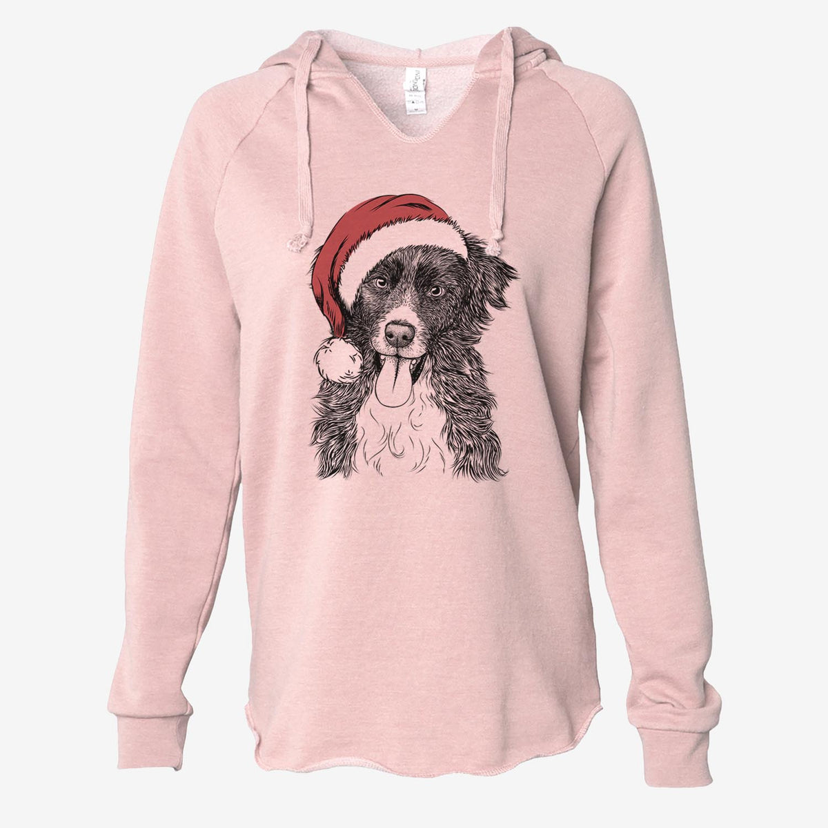 Indi the Border Collie - Cali Wave Hooded Sweatshirt