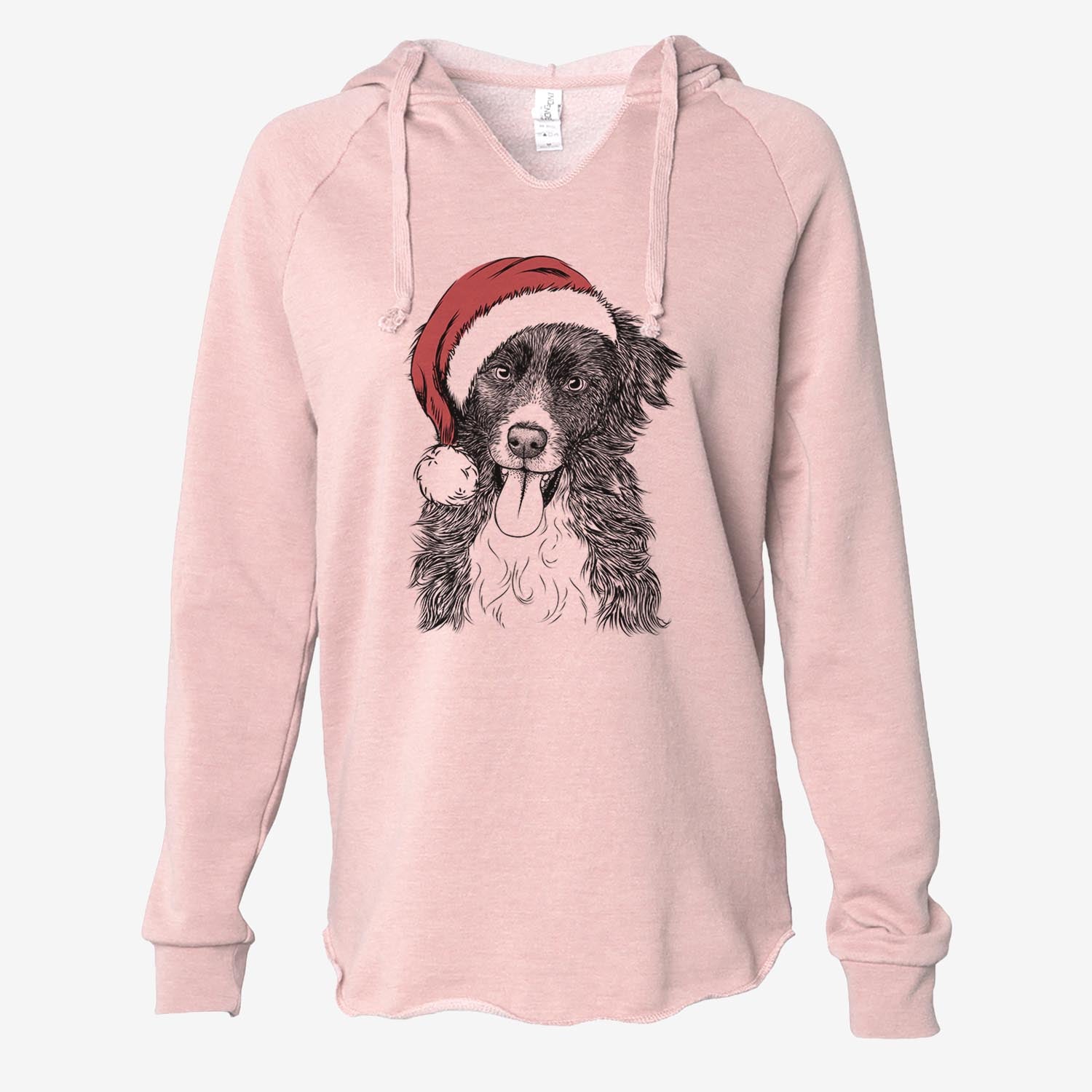 Indi the Border Collie - Cali Wave Hooded Sweatshirt