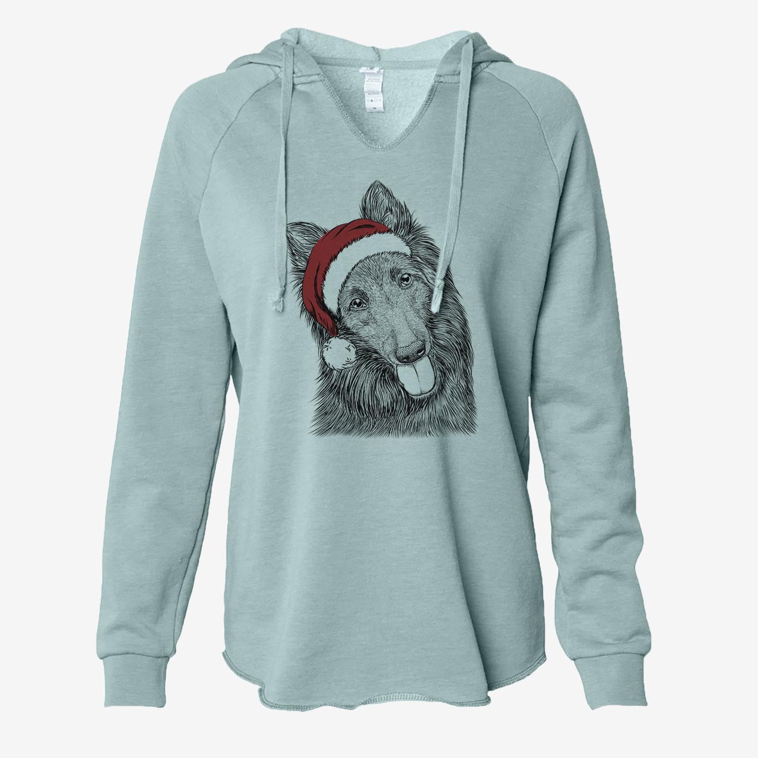 Jaxx the Belgian Tervuren - Cali Wave Hooded Sweatshirt