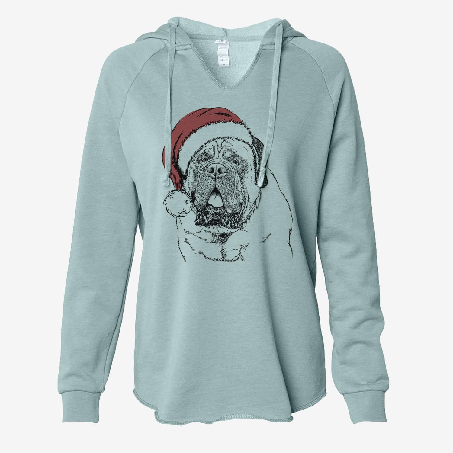 Jed the English Mastiff - Cali Wave Hooded Sweatshirt