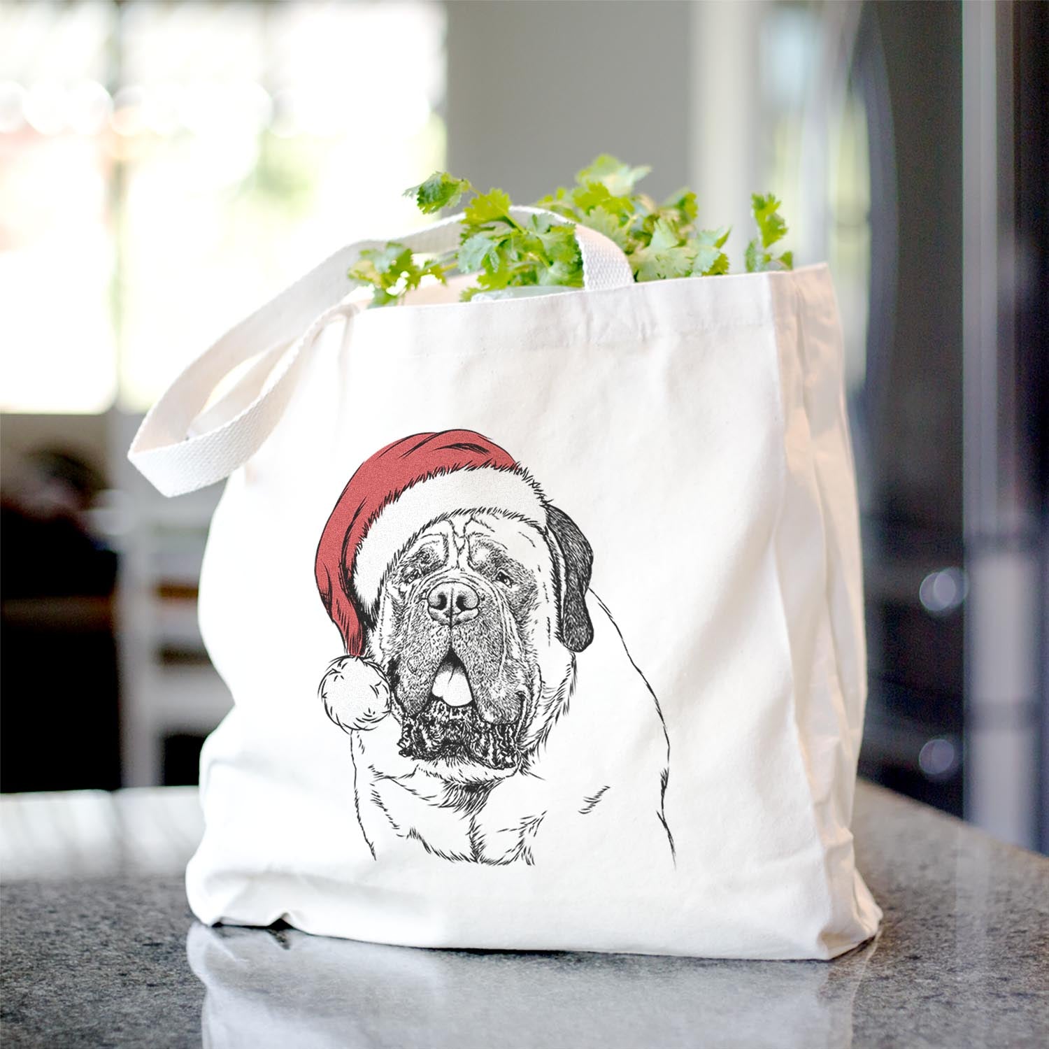 Jed the English Mastiff - Tote Bag