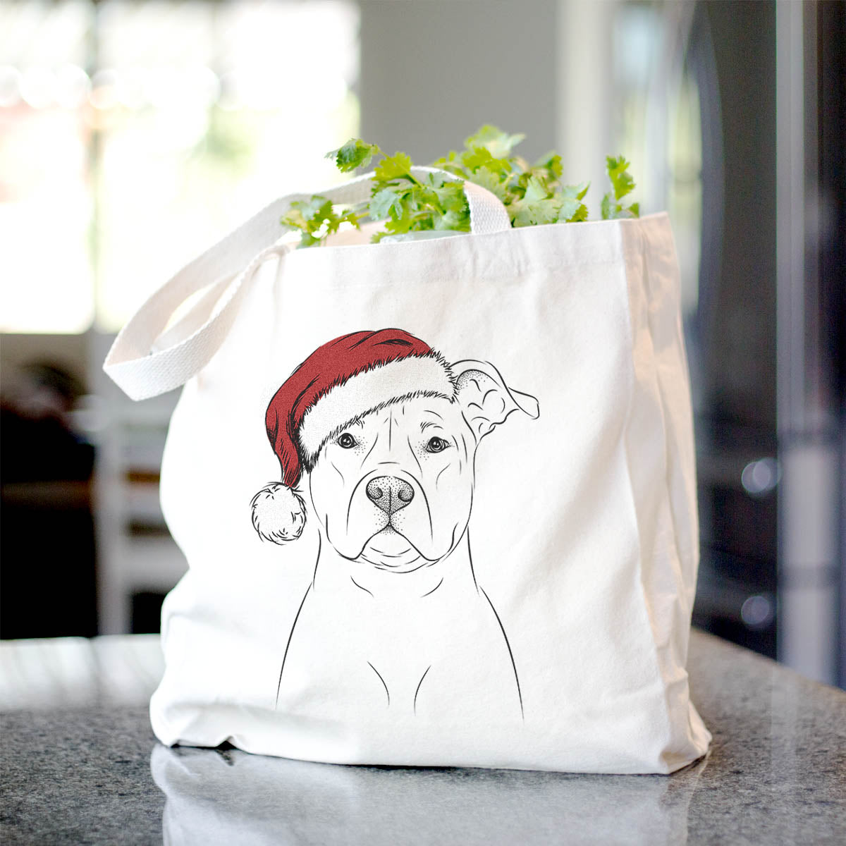 Jethro the American Staffordshire Terrier - Tote Bag