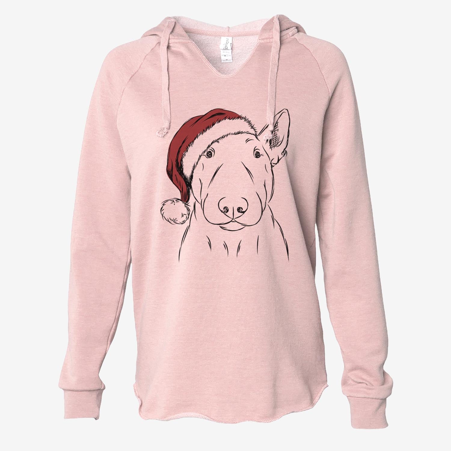 Jett the Bull Terrier - Cali Wave Hooded Sweatshirt