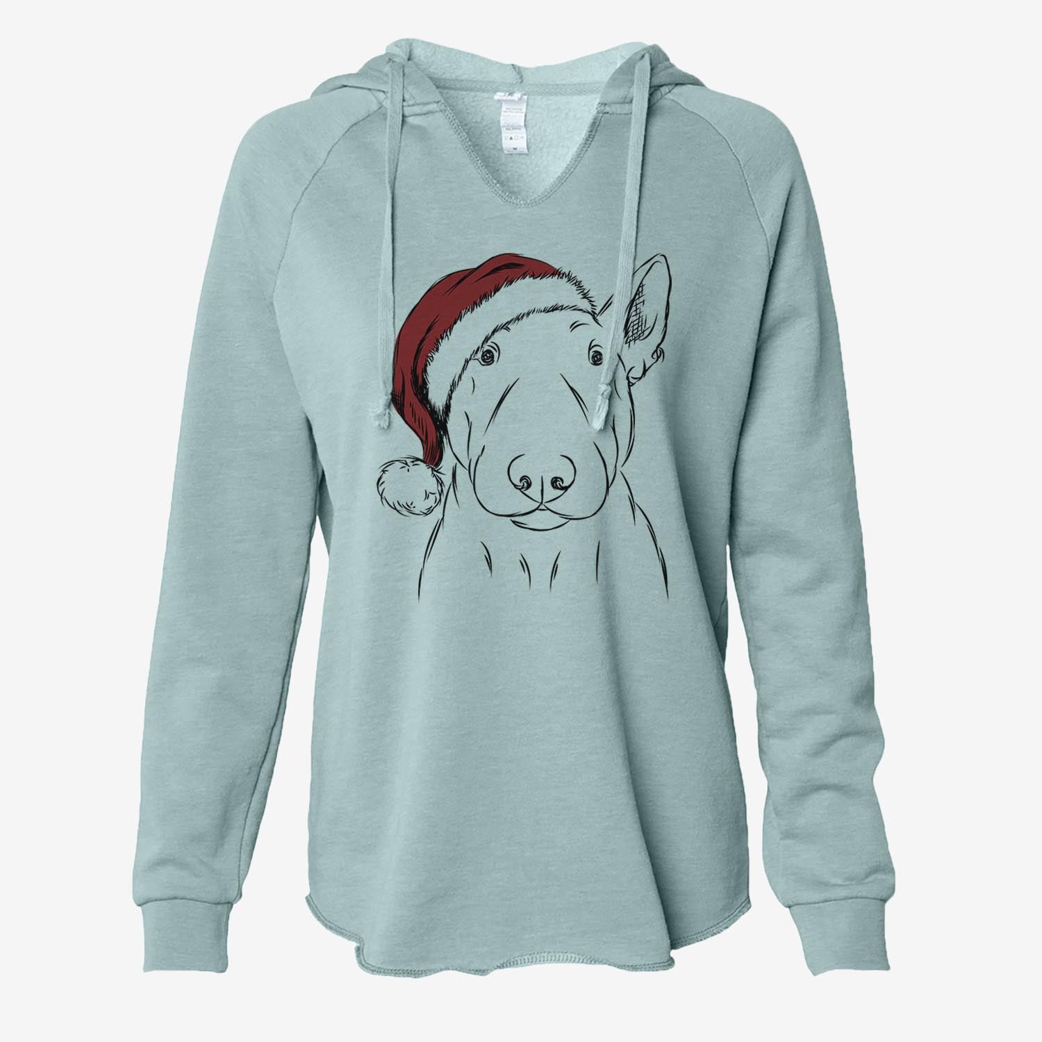 Jett the Bull Terrier - Cali Wave Hooded Sweatshirt