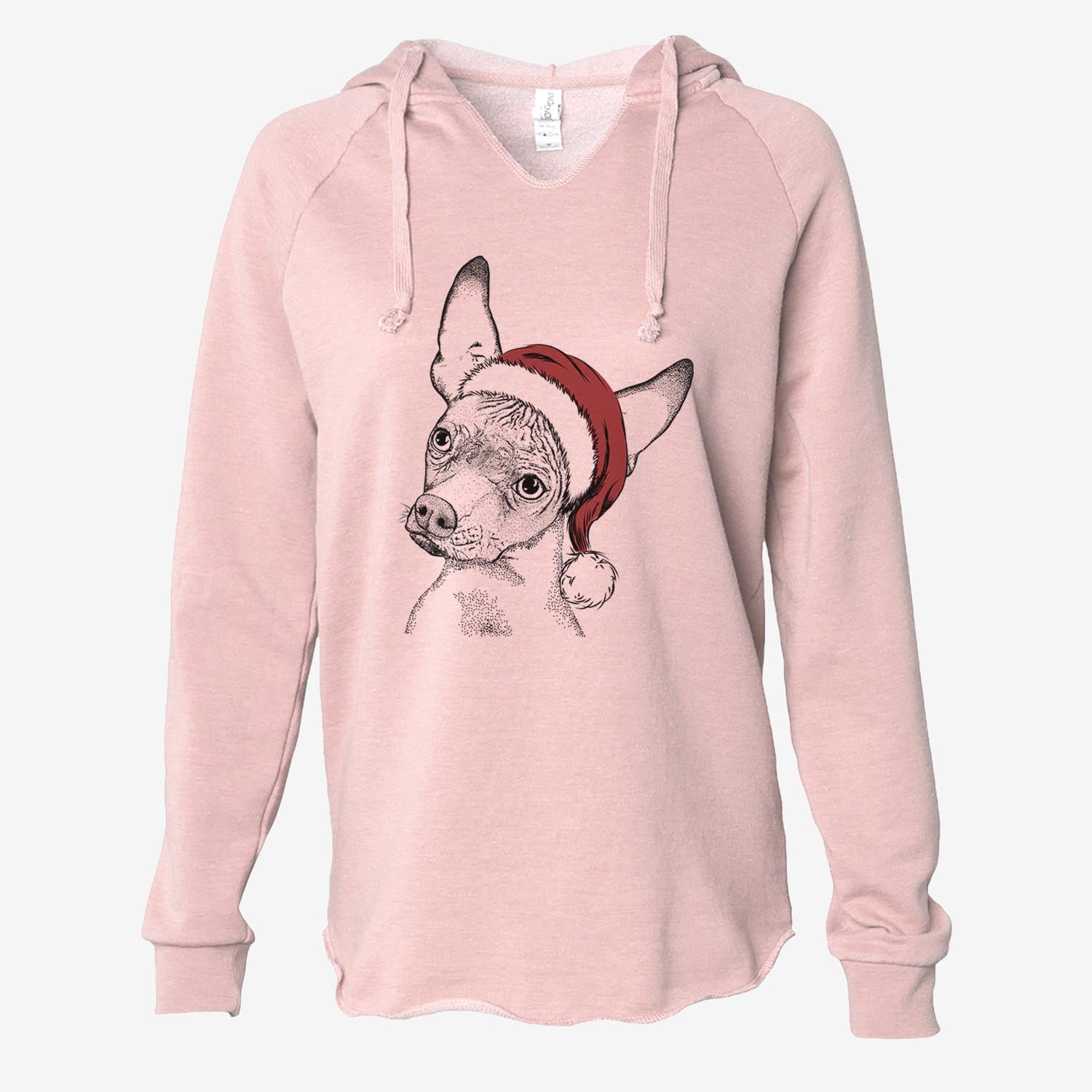 Kahlo the Xoloitzcuintli - Cali Wave Hooded Sweatshirt