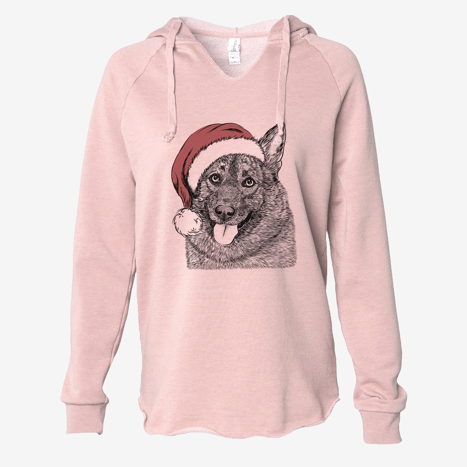 Kasia the Norwegian Elkhound - Cali Wave Hooded Sweatshirt