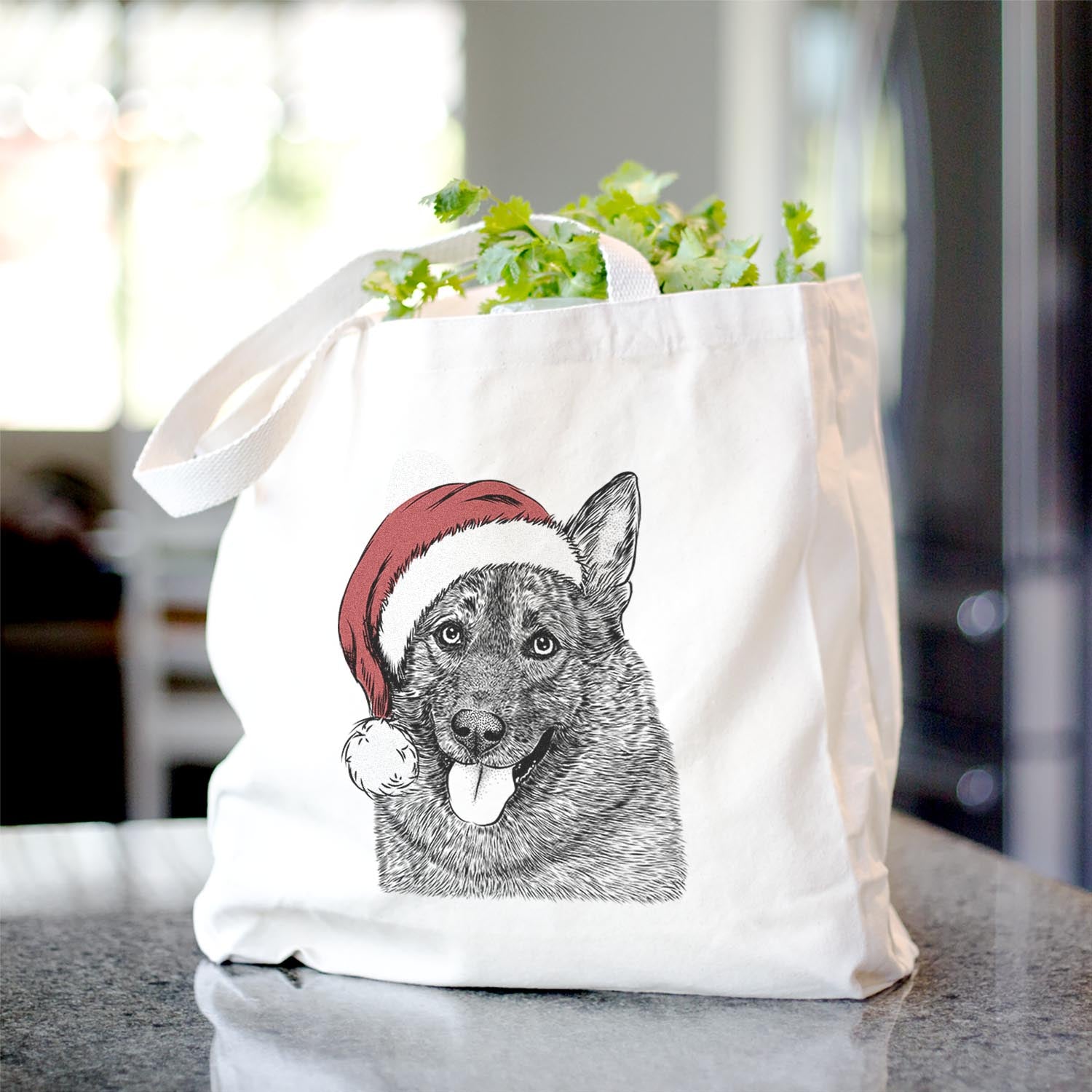 Kasia the Norwegian Elkhound - Tote Bag