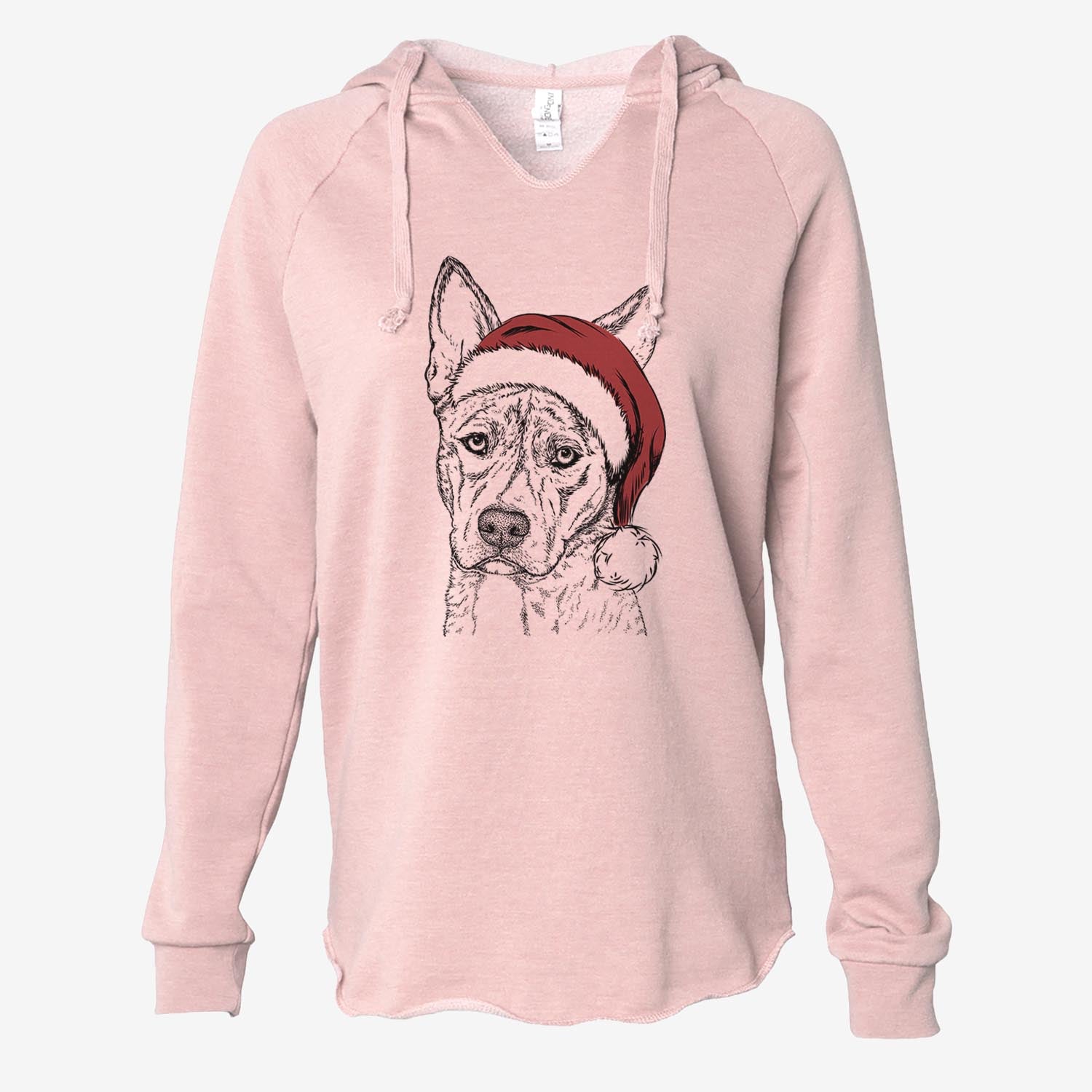 Leo the Ibizan Hound Bull Mastiff Mix - Cali Wave Hooded Sweatshirt