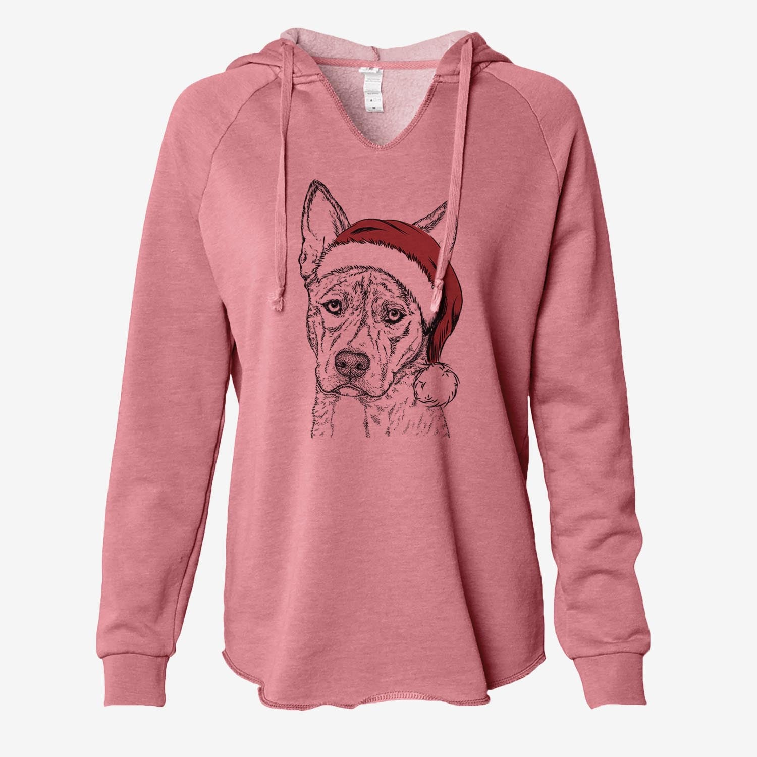 Leo the Ibizan Hound Bull Mastiff Mix - Cali Wave Hooded Sweatshirt