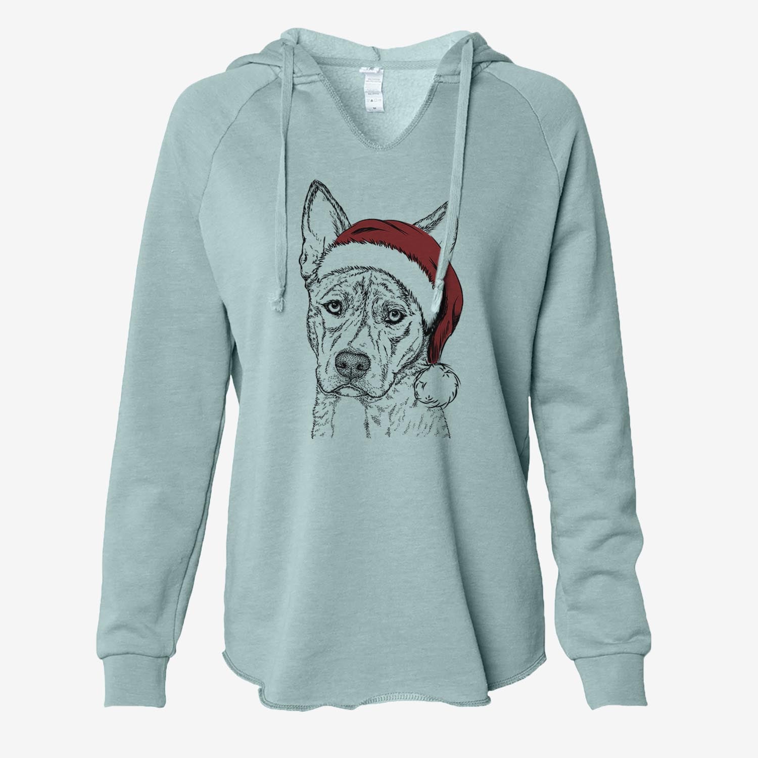 Leo the Ibizan Hound Bull Mastiff Mix - Cali Wave Hooded Sweatshirt