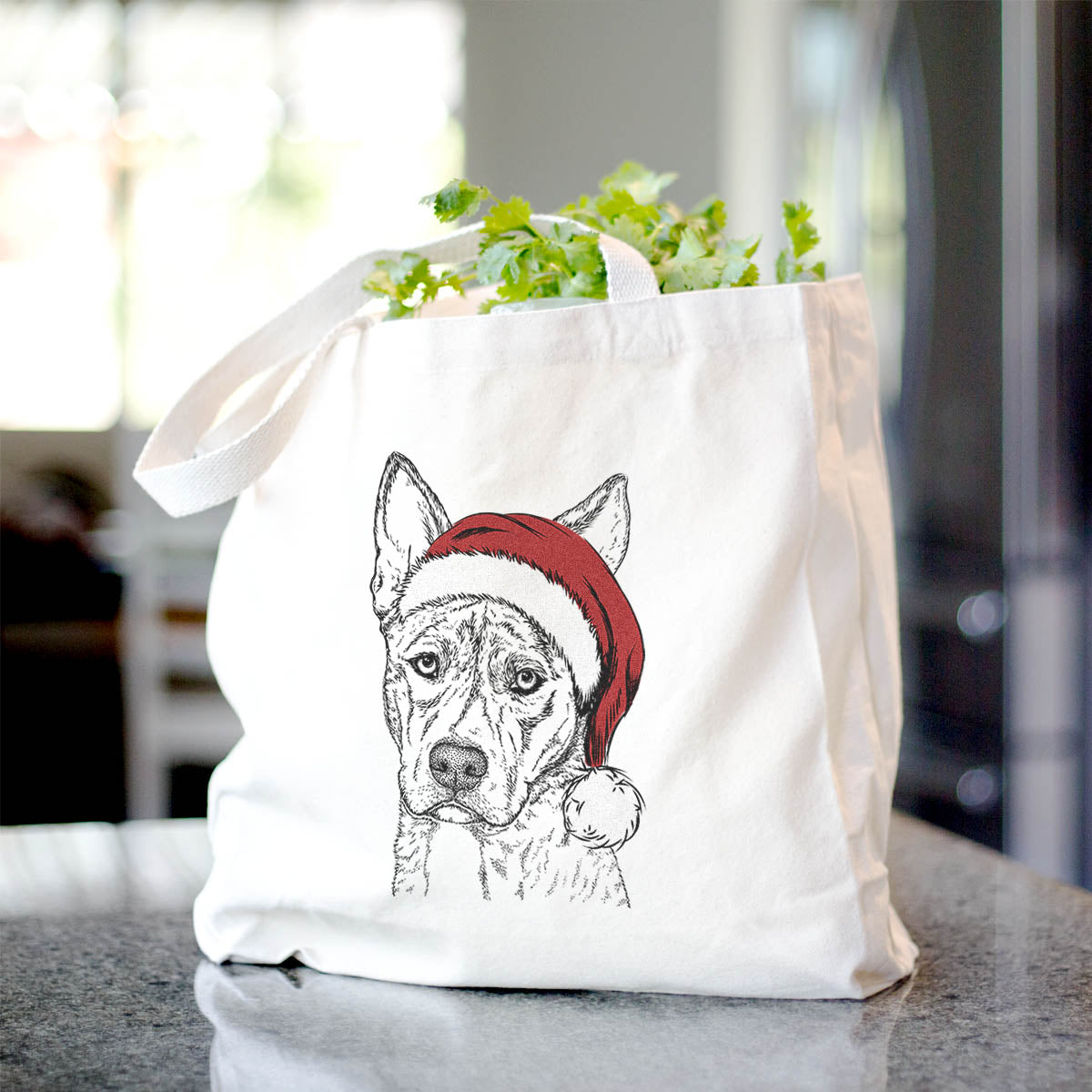 Leo the Ibizan Hound Bull Mastiff Mix - Tote Bag