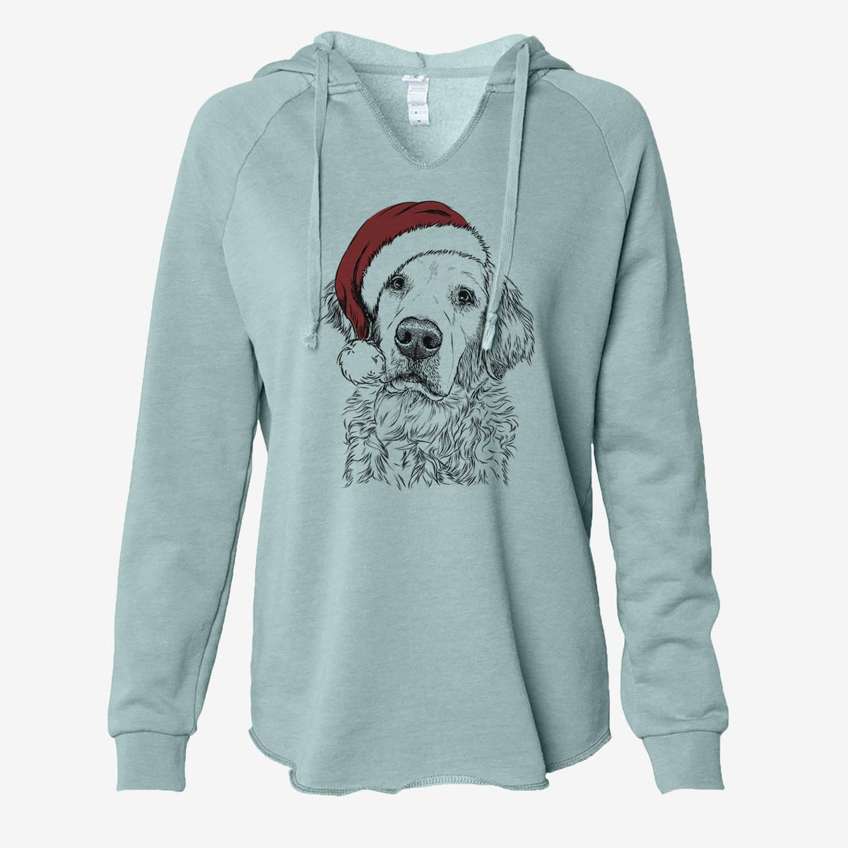 Loganator the Golden Retriever - Cali Wave Hooded Sweatshirt