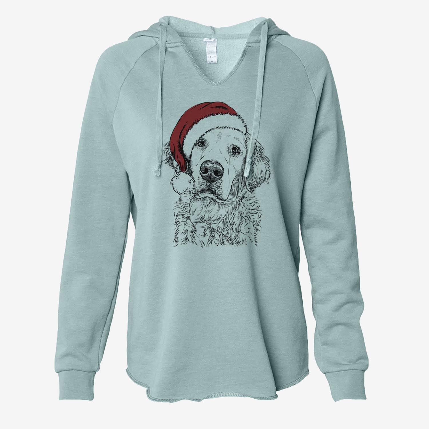 Loganator the Golden Retriever - Cali Wave Hooded Sweatshirt