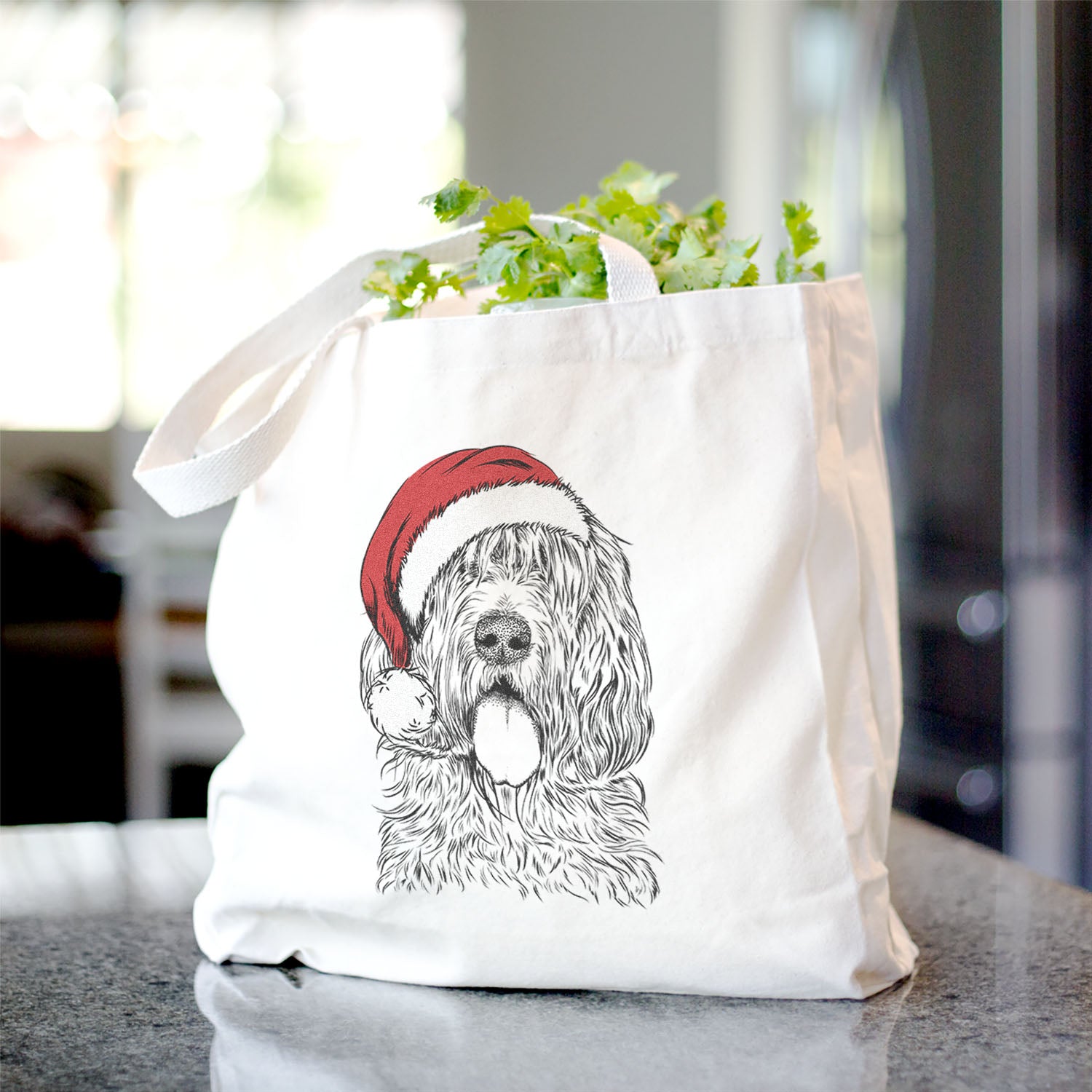 Lou the Otterhound - Tote Bag