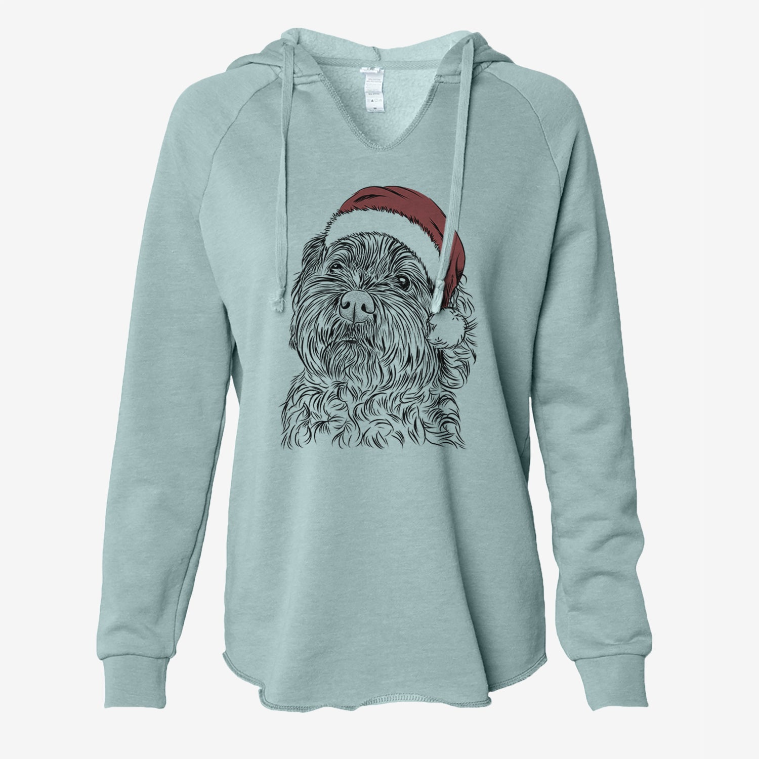 Maggie Girl the Cockapoo - Cali Wave Hooded Sweatshirt
