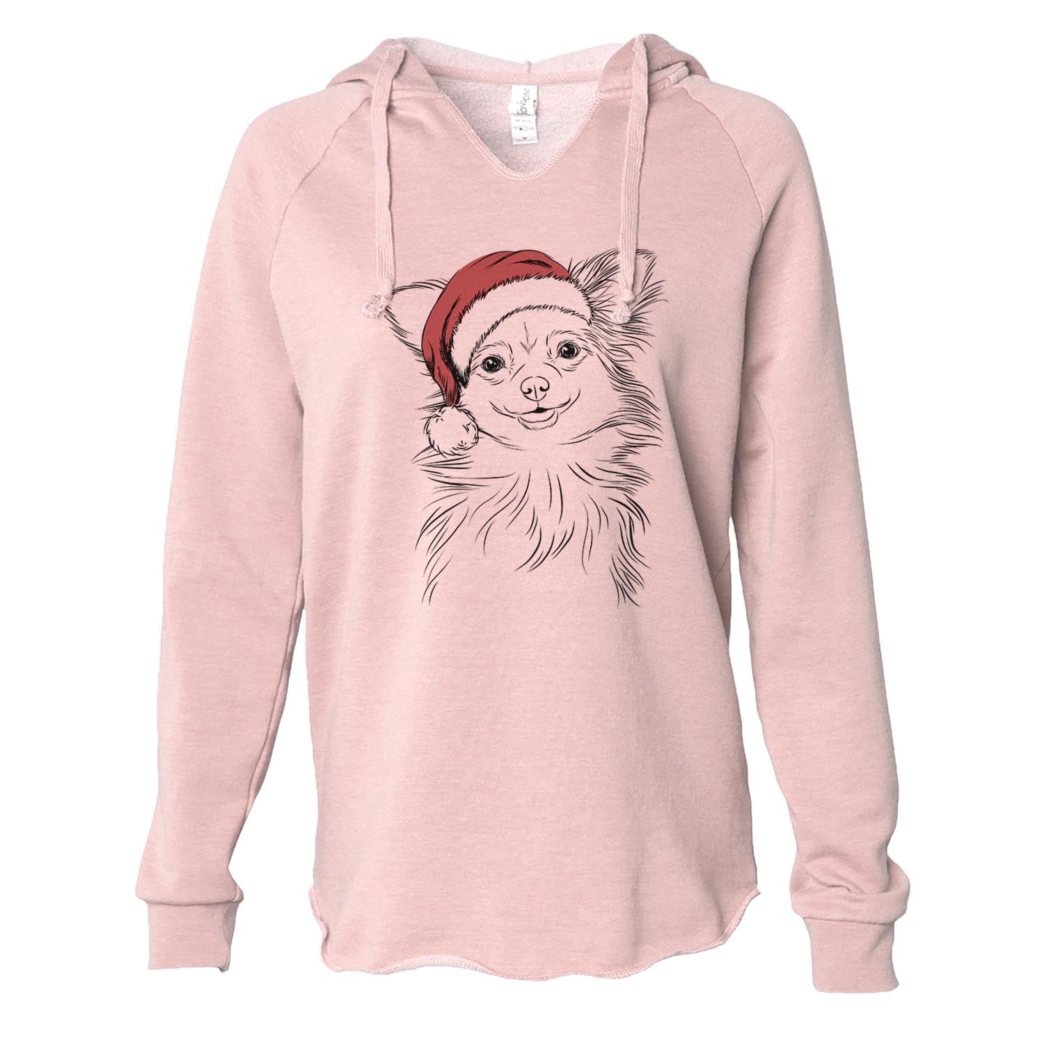 Marzi the Long Haired Chihuahua - Cali Wave Hooded Sweatshirt