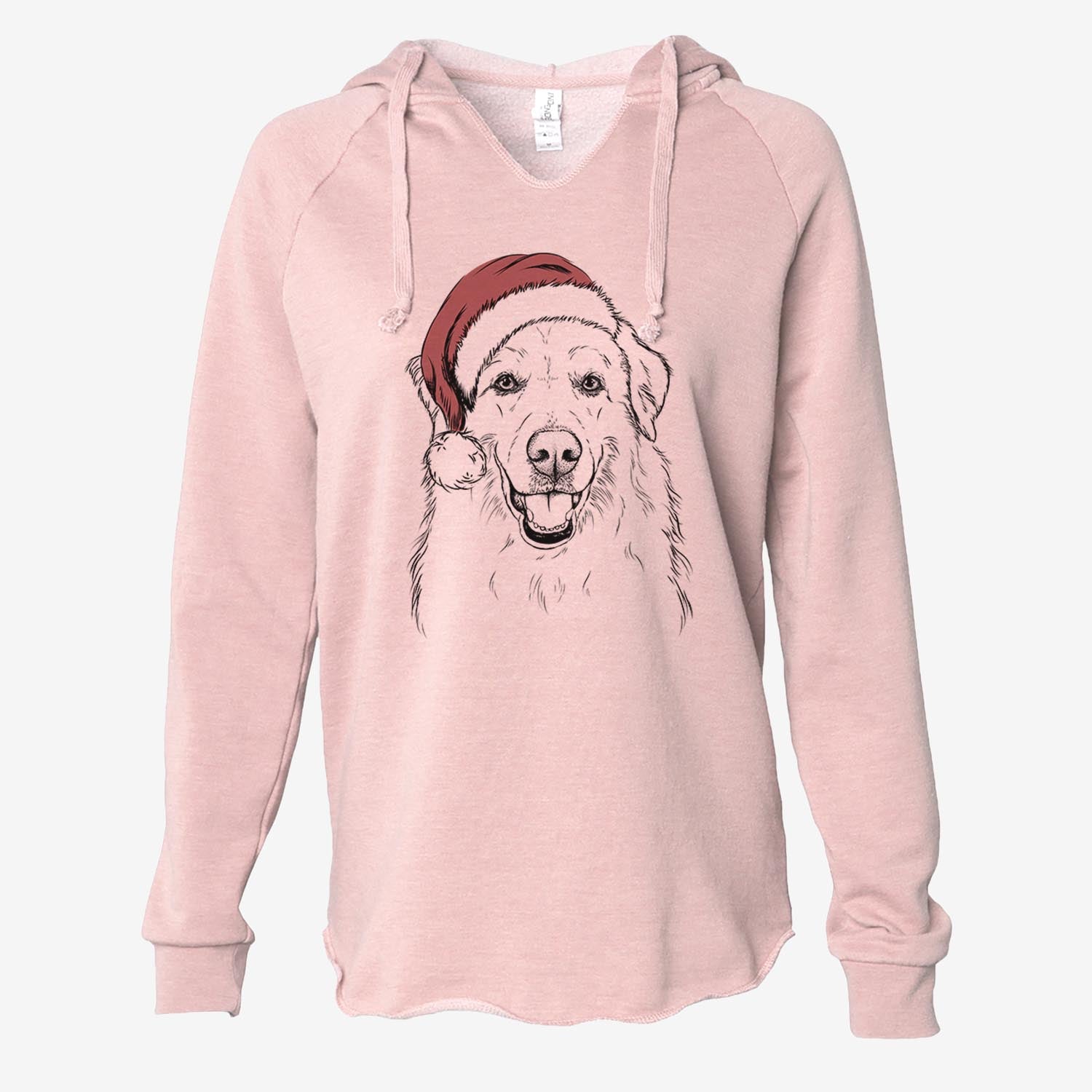 Meg the Great Pyrenees - Cali Wave Hooded Sweatshirt