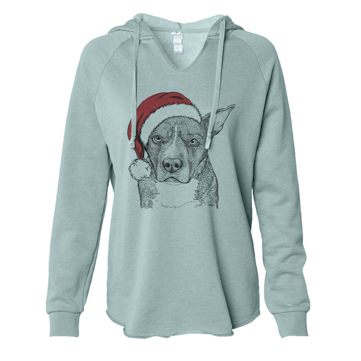 Mercy the Pitbull - Cali Wave Hooded Sweatshirt