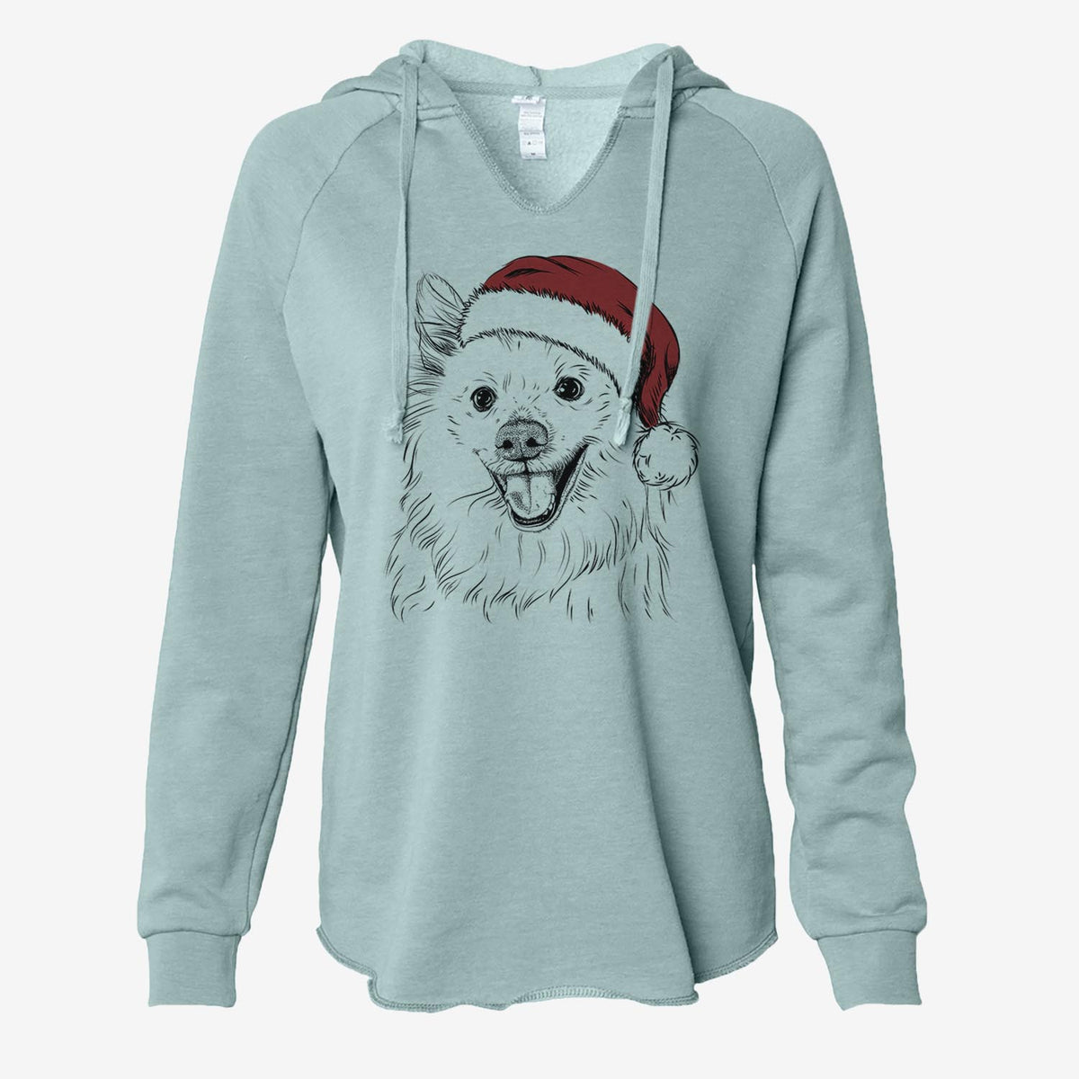 Miki the American Eskimo - Cali Wave Hooded Sweatshirt