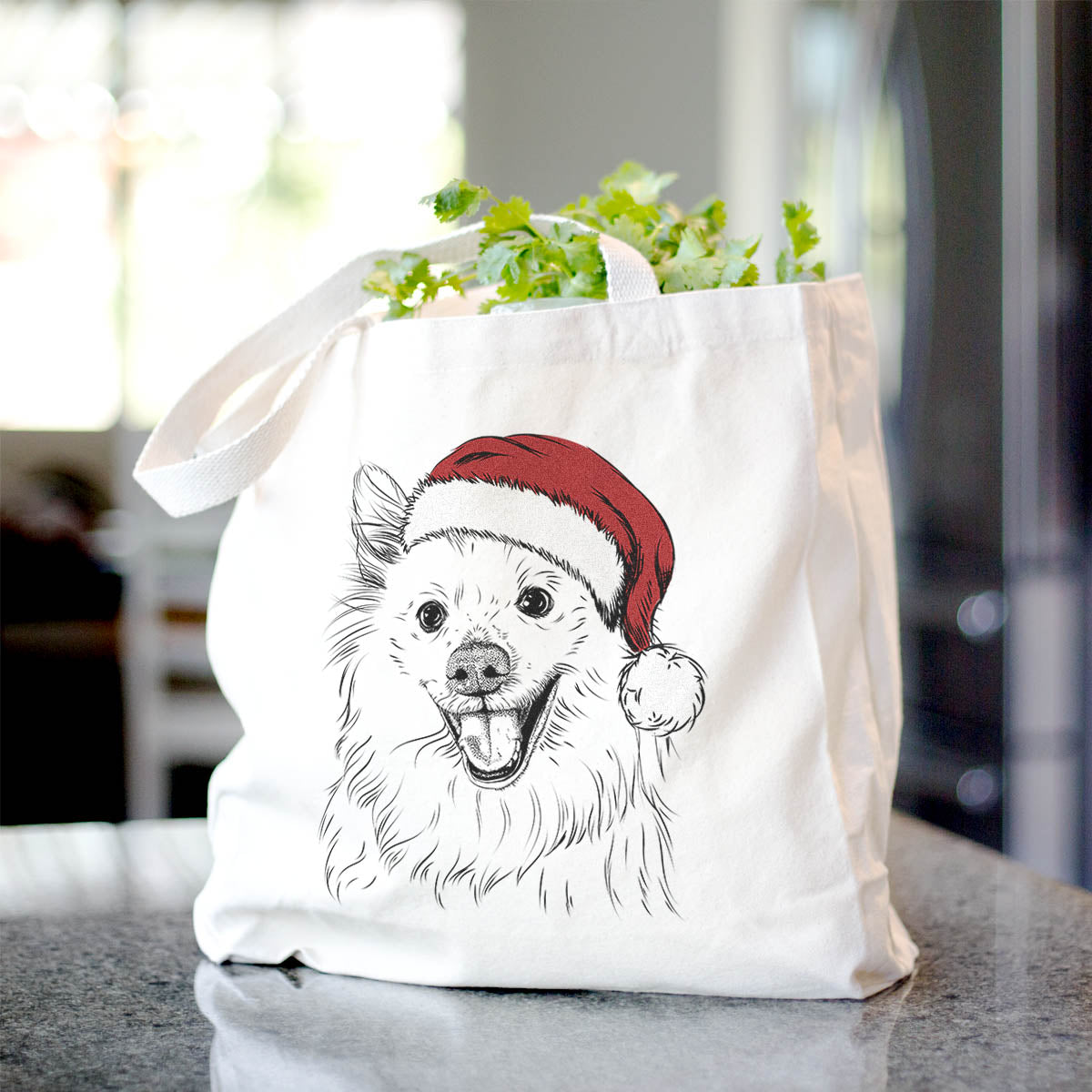 Miki the American Eskimo - Tote Bag