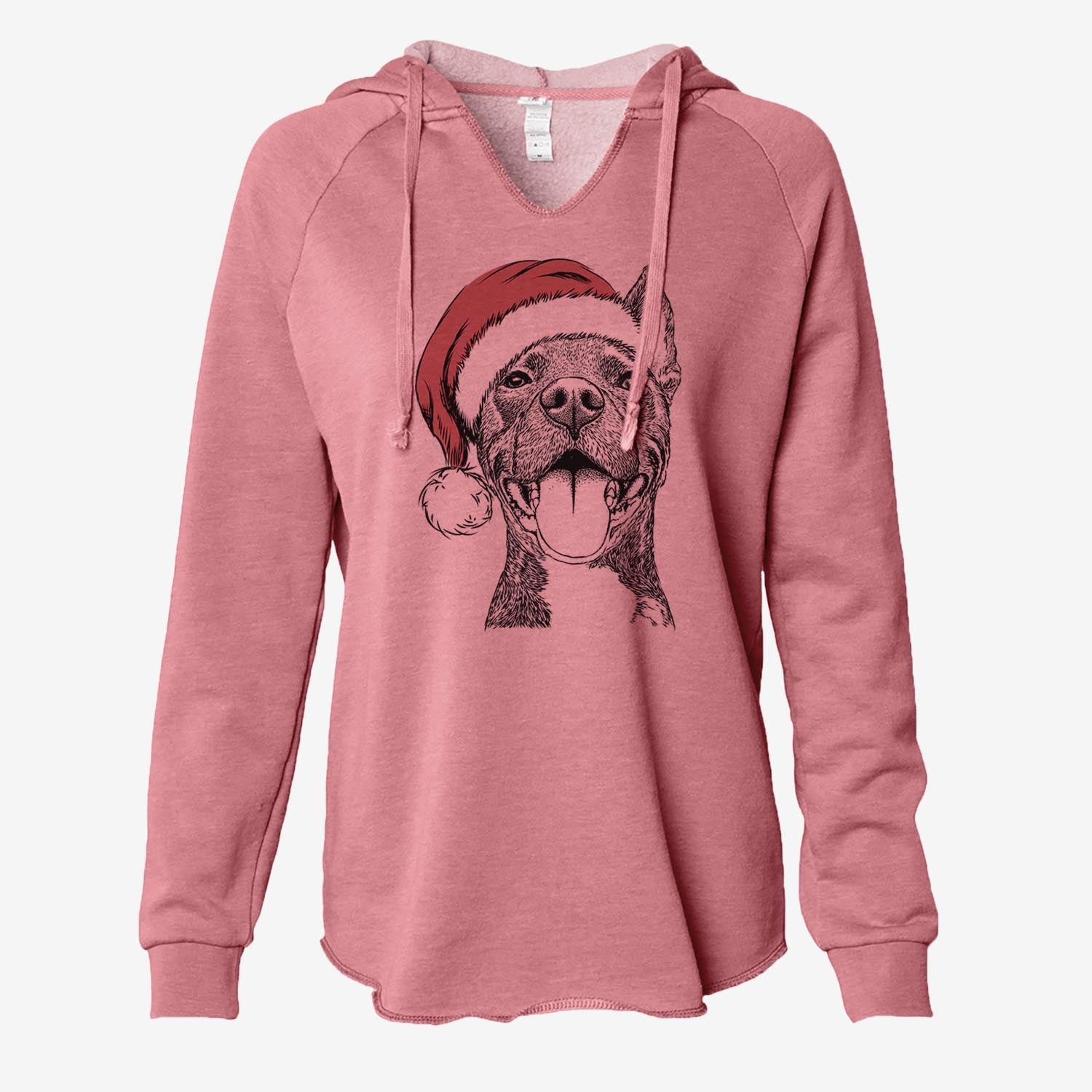 Milo the Pitbull Mix - Cali Wave Hooded Sweatshirt