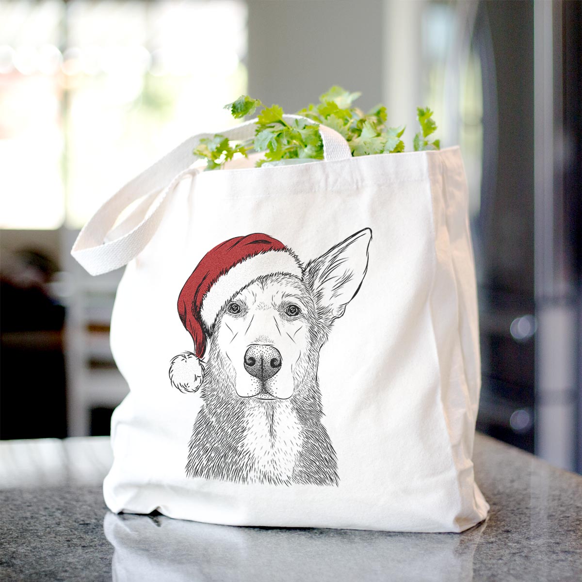 Misty the German Shepherd Mix - Tote Bag