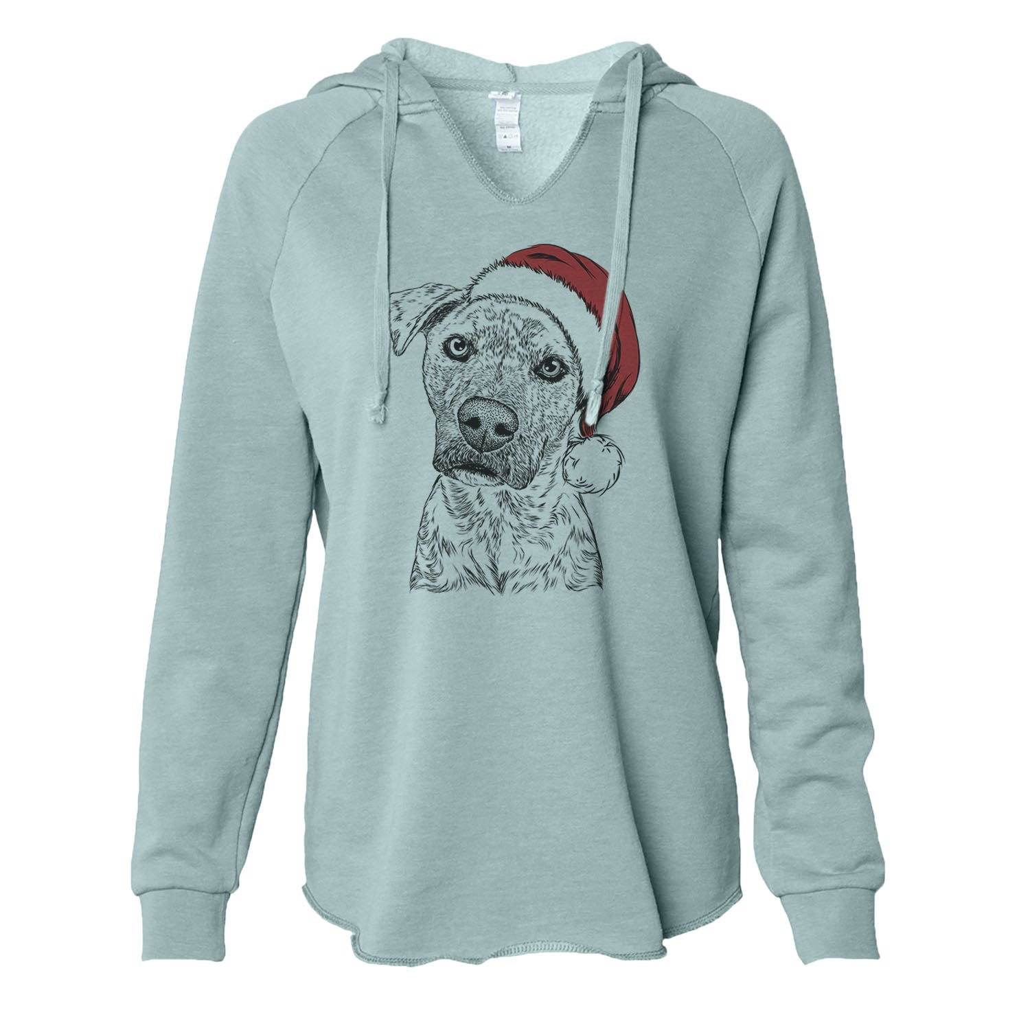 Monster Baby the Pitbull Mix - Cali Wave Hooded Sweatshirt