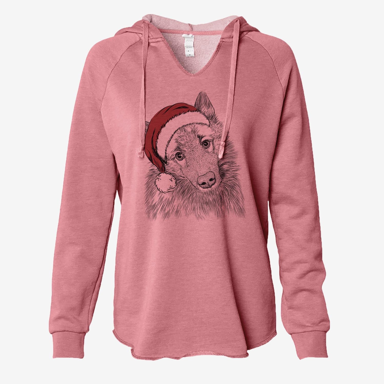 Mr. Maverick the Keeshond - Cali Wave Hooded Sweatshirt