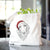 Mr. Rusty the Long Haired Dachshund - Tote Bag