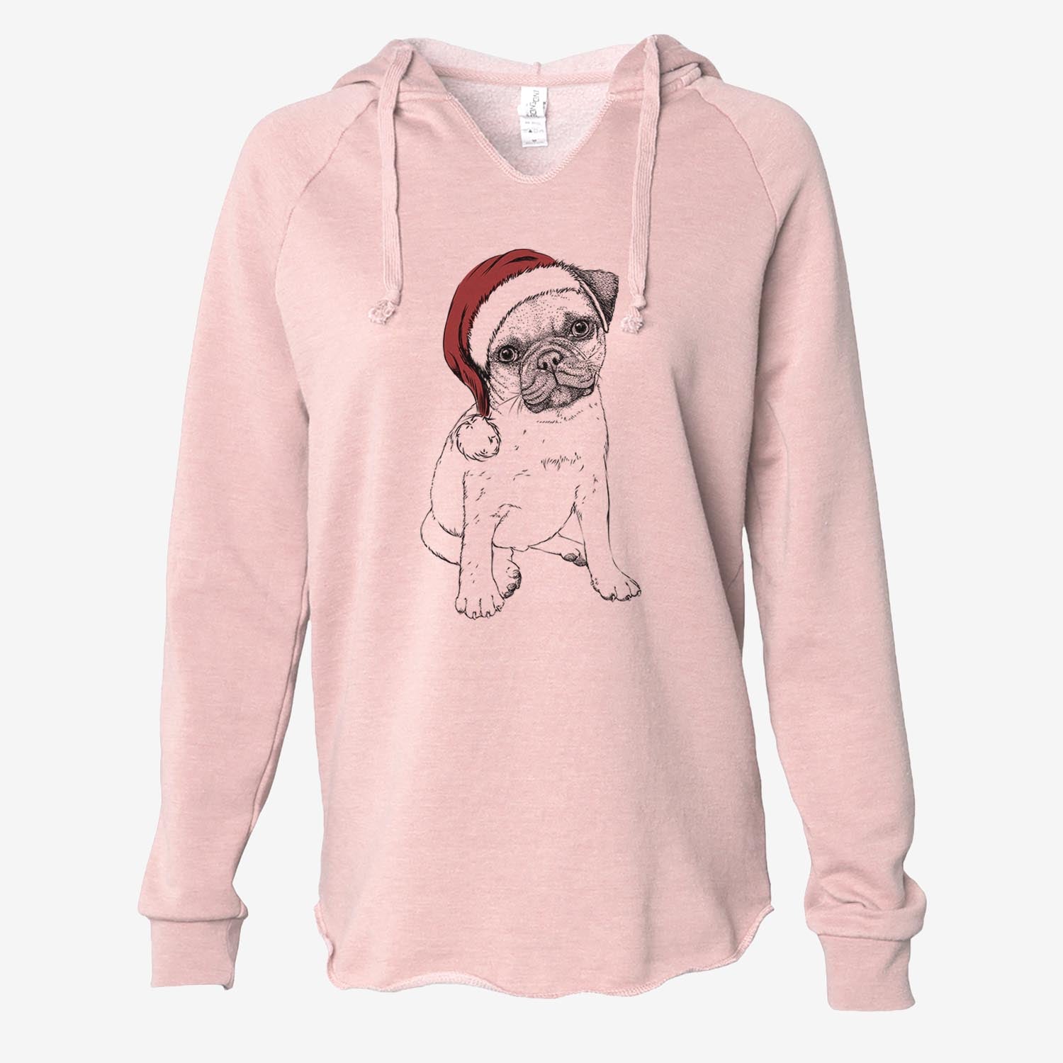 Nelson the Pug - Cali Wave Hooded Sweatshirt