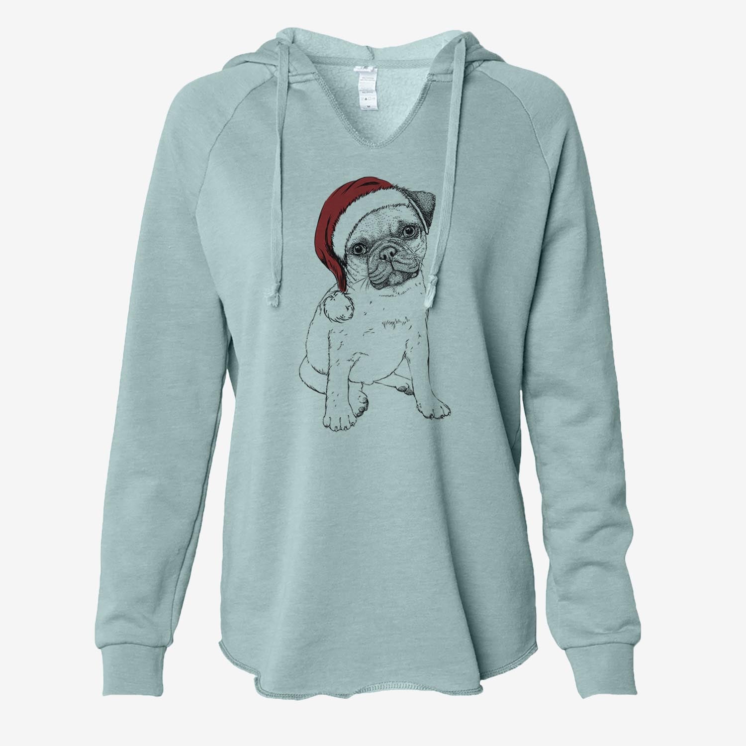 Nelson the Pug - Cali Wave Hooded Sweatshirt