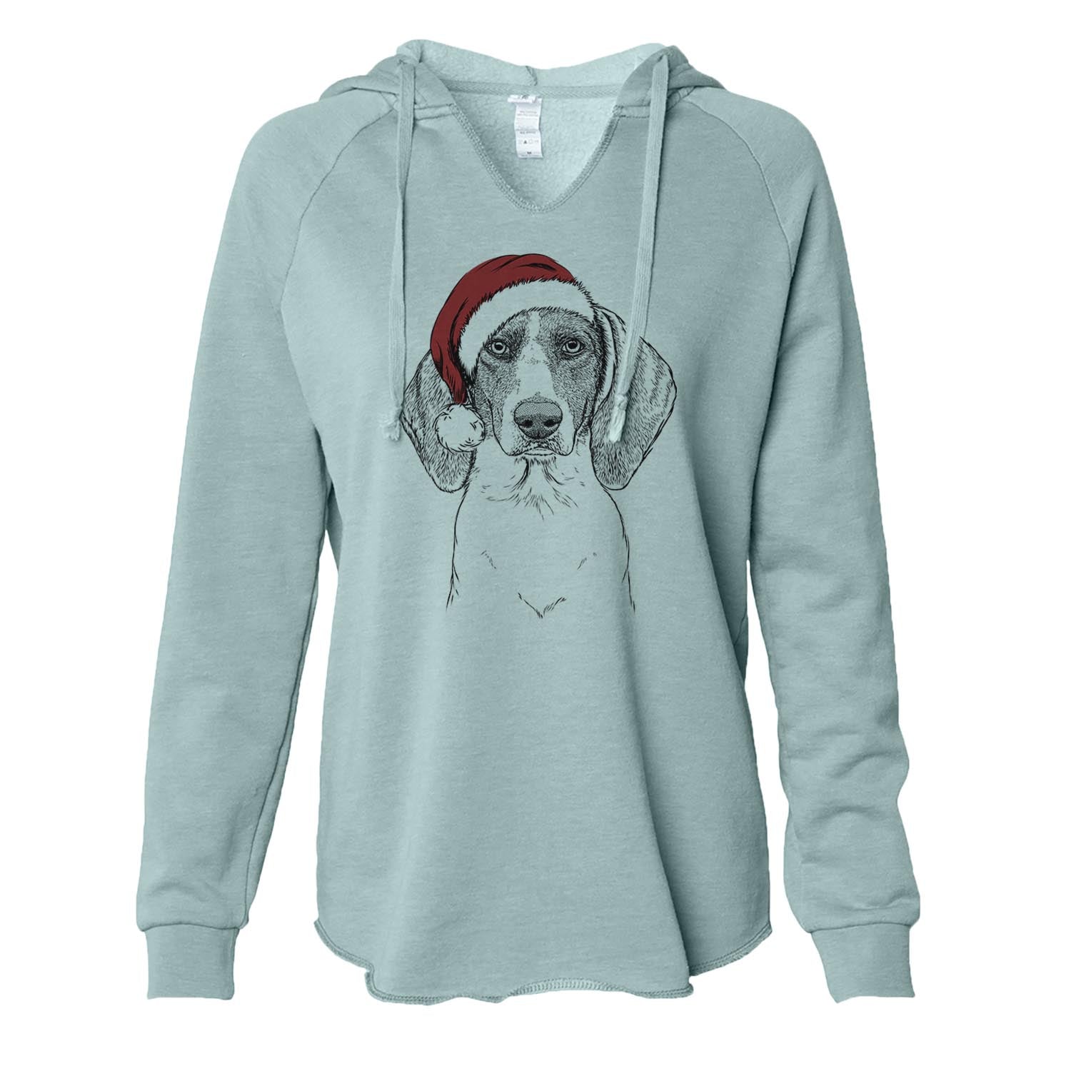 Orin the Treeing Walker Coonhound - Cali Wave Hooded Sweatshirt