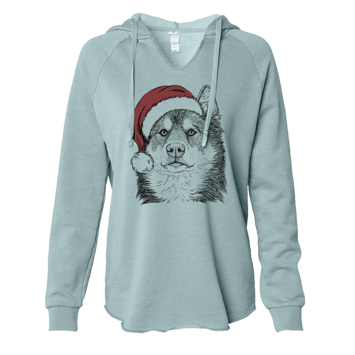 Oskar the Candian Eskimo Dog - Cali Wave Hooded Sweatshirt