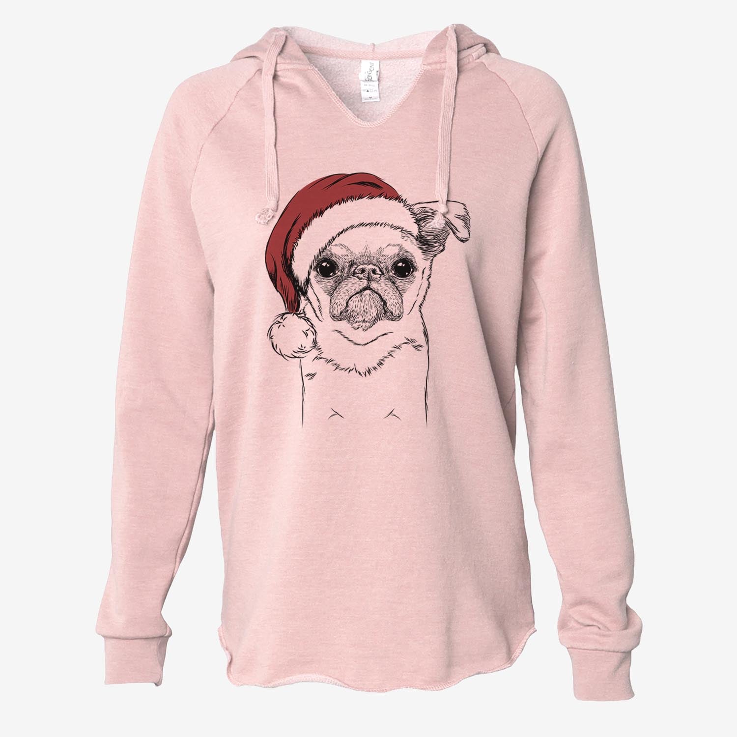 Petit Penny the Brussels Griffon - Cali Wave Hooded Sweatshirt